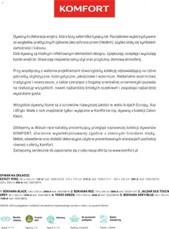 Pogląd oferty "Komfort gazetka - Katalog dywanów" - ważna od 17.03.2026 | Strona: 3 | Produkty: Dywan, Dywany