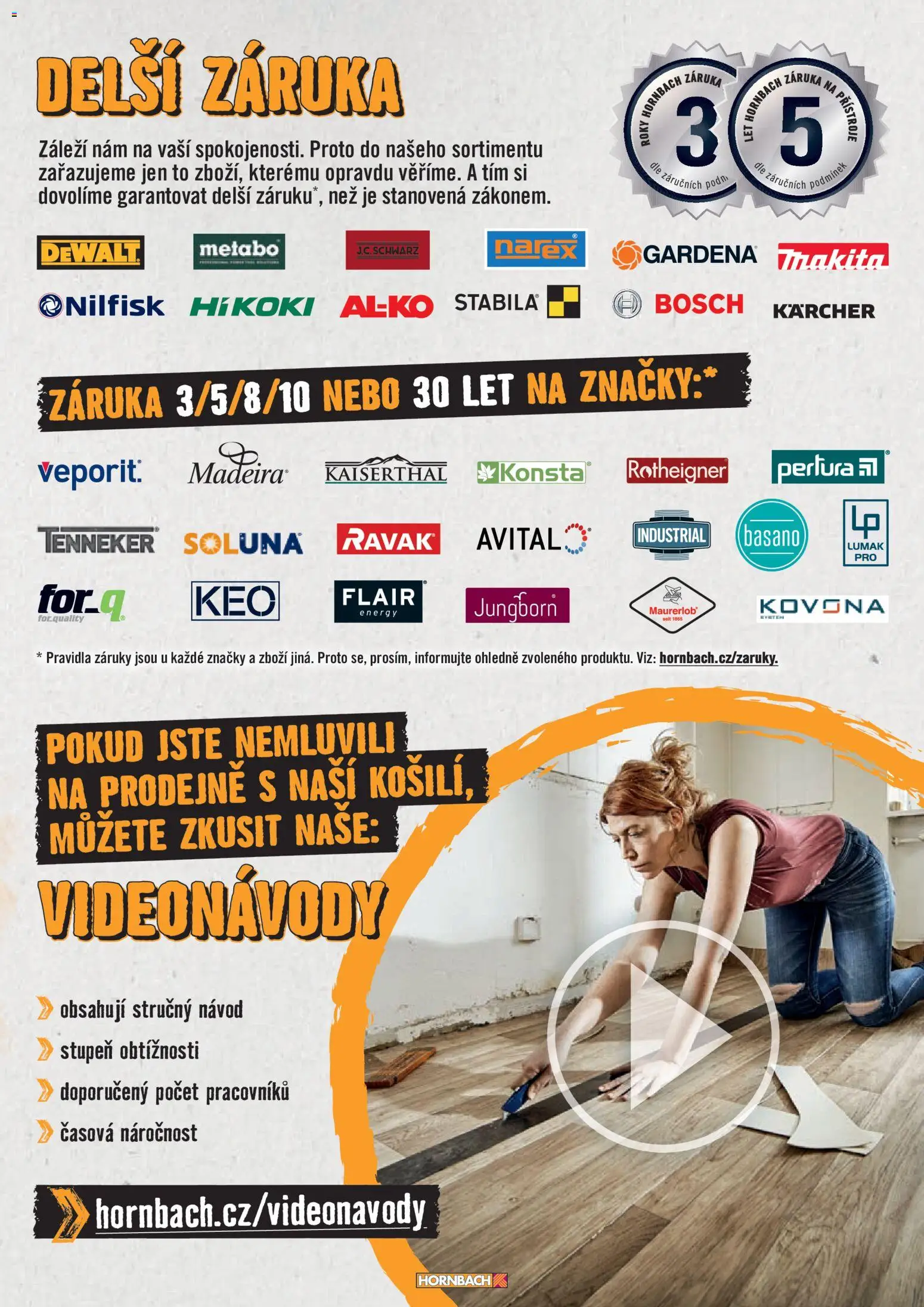 HORNBACH leták - Zahradní stavebniny od 27.05.2026 | Strana: 10 | Produkty: Dewalt, Kärcher