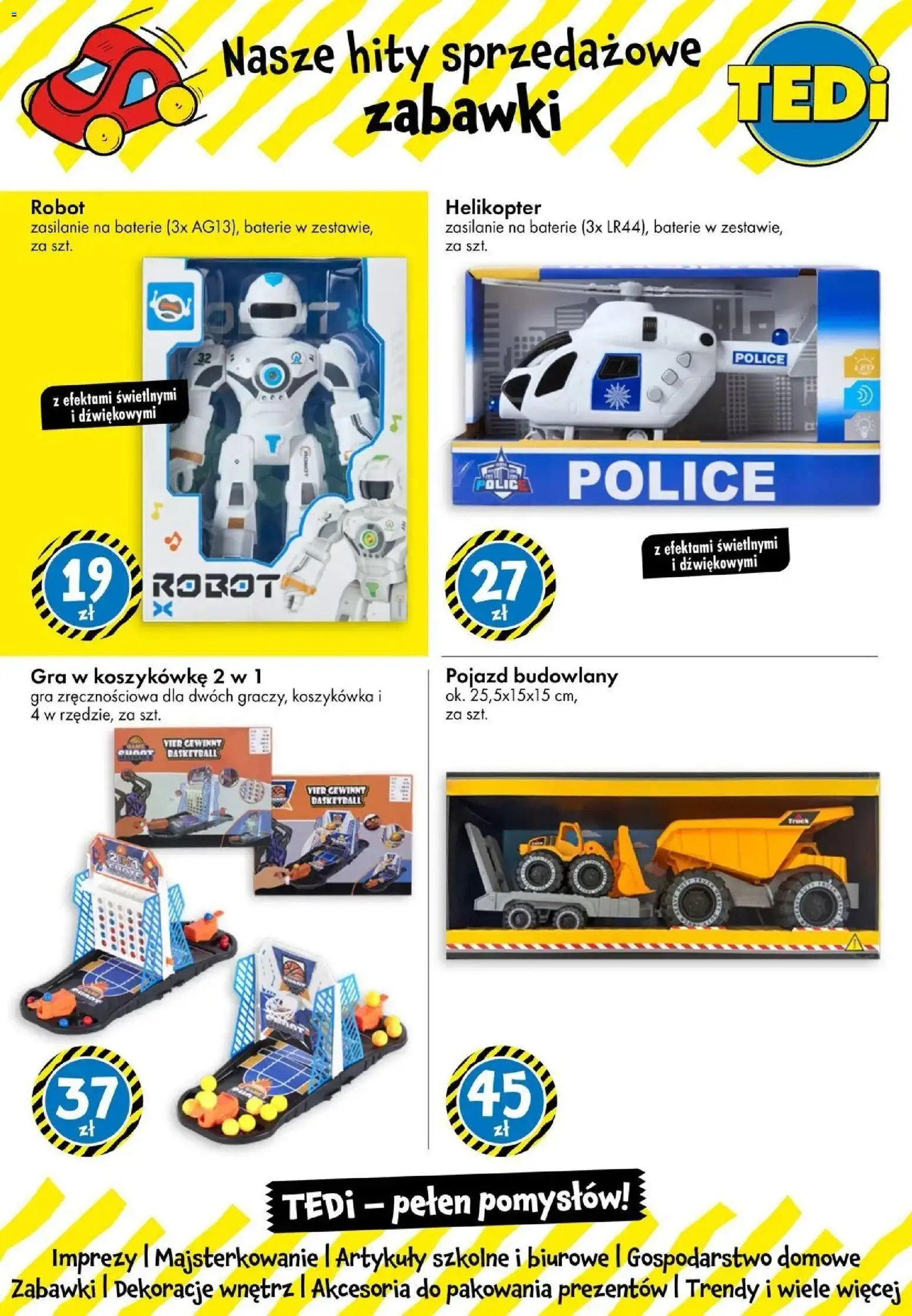 TEDi gazetka - Skierniewice od 11.09.2026 | Strona: 3 | Produkty: Zabawki, Gra, Robot, Artykuły szkolne