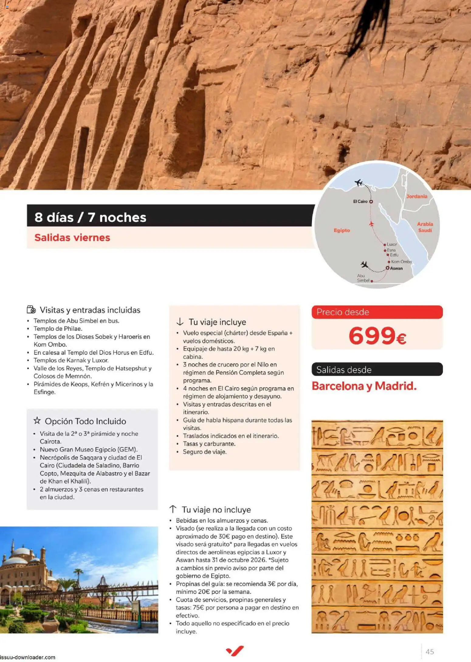 Halcón Viajes Egípto │ válido desde el 06/07/2026 | Página: 45