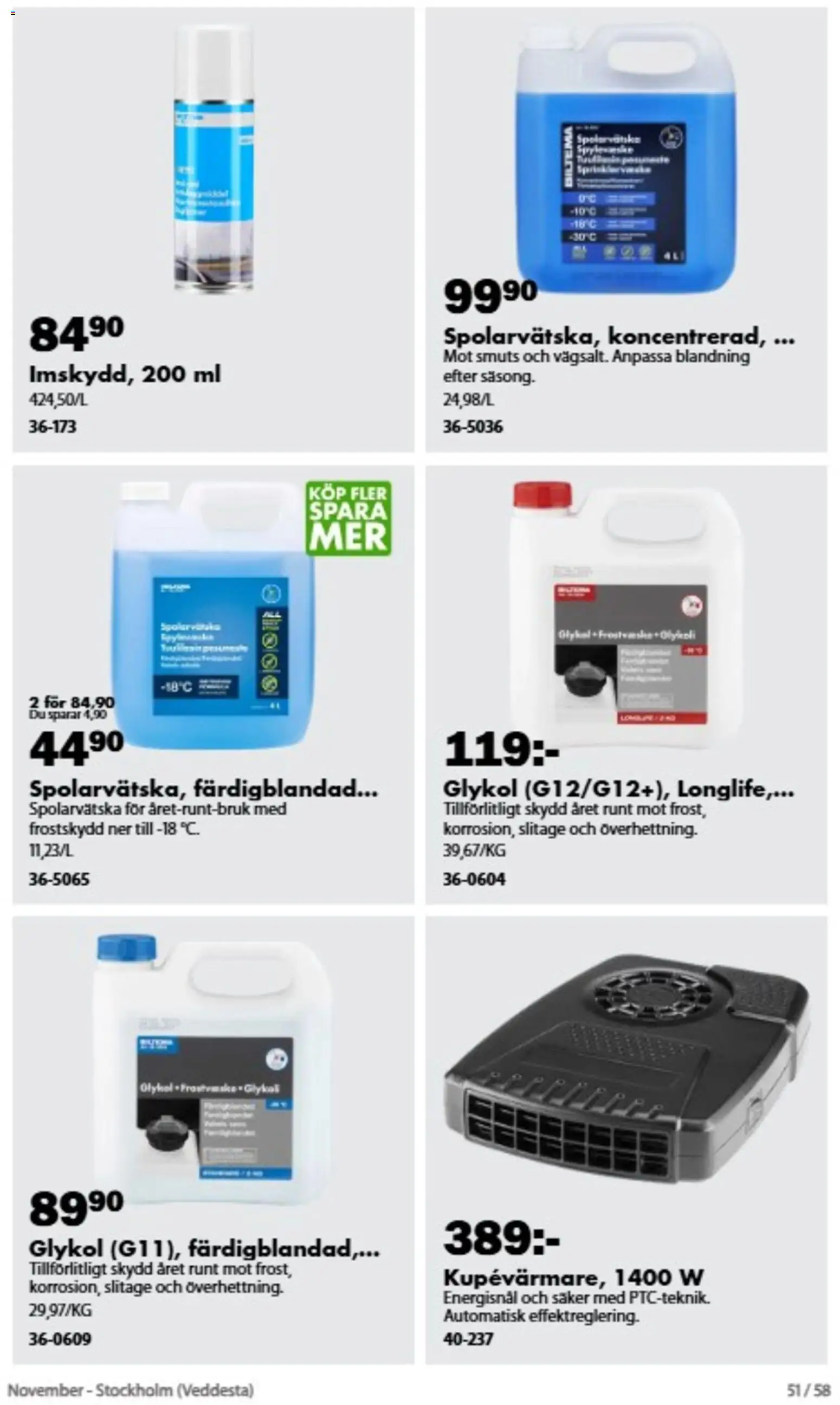 Biltema reklamblad aktuell från 23/10/2026 | Sida: 52