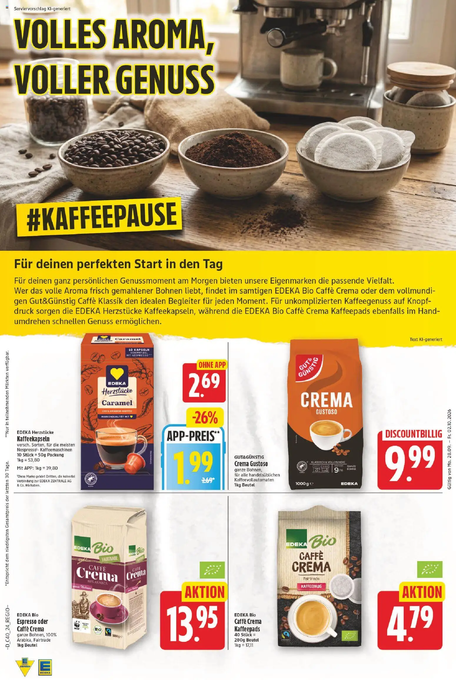 E center Prospekt – gültig ab 28.09.2026 | Seite: 24 | Produkte: Kaffeepads