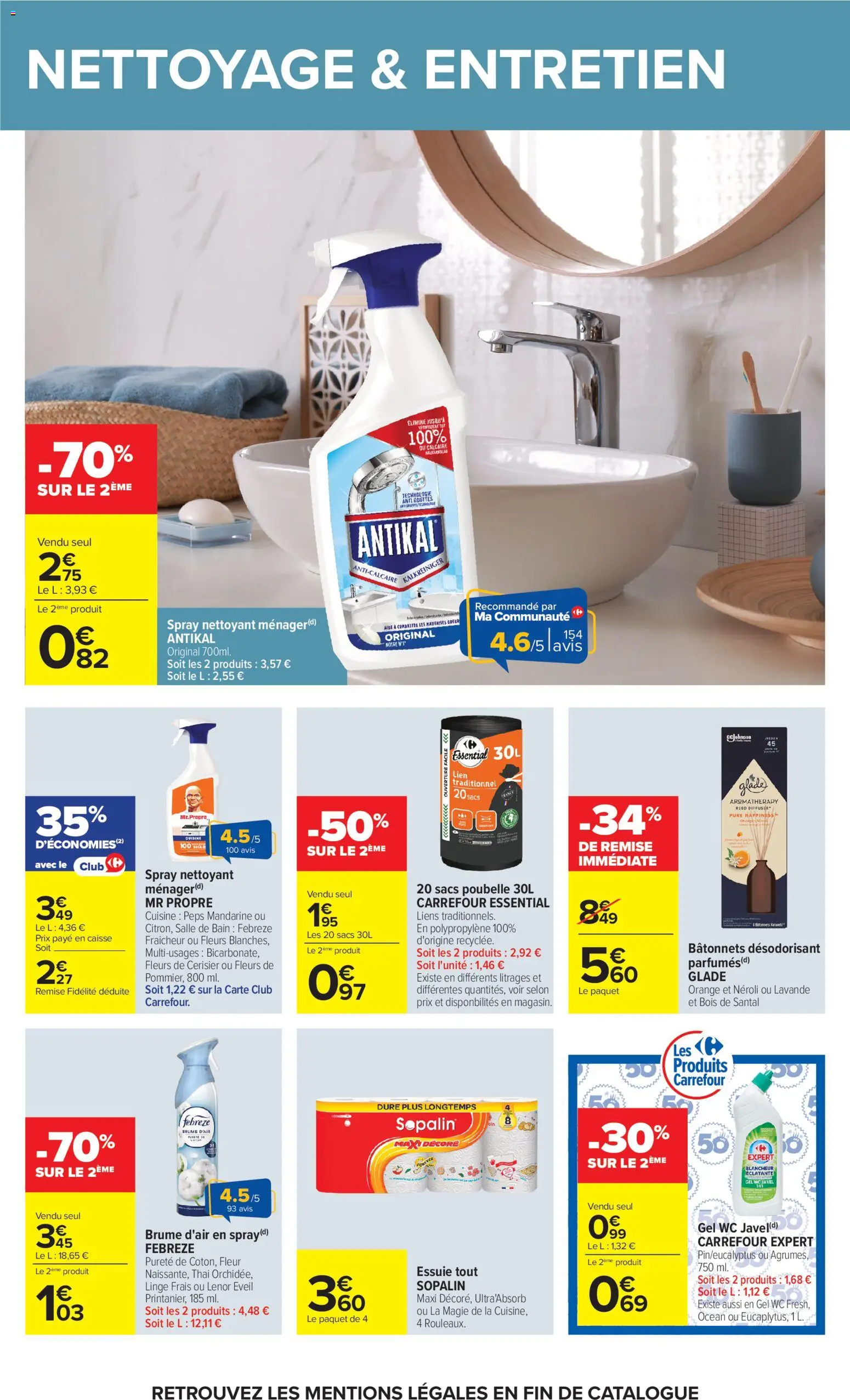 {H1} | Page: 48 | Produits: Poubelle, Orange, Lavande, Désodorisant