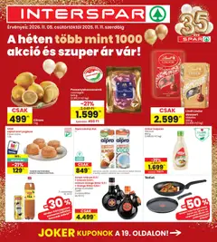Interspar akciós újság - amely érvényes a következő dátumtól: 2026.11.05.