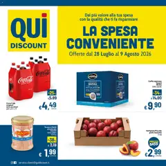 Anteprima del volantino Qui Discount volantino valido a partire dal 28/07/2026