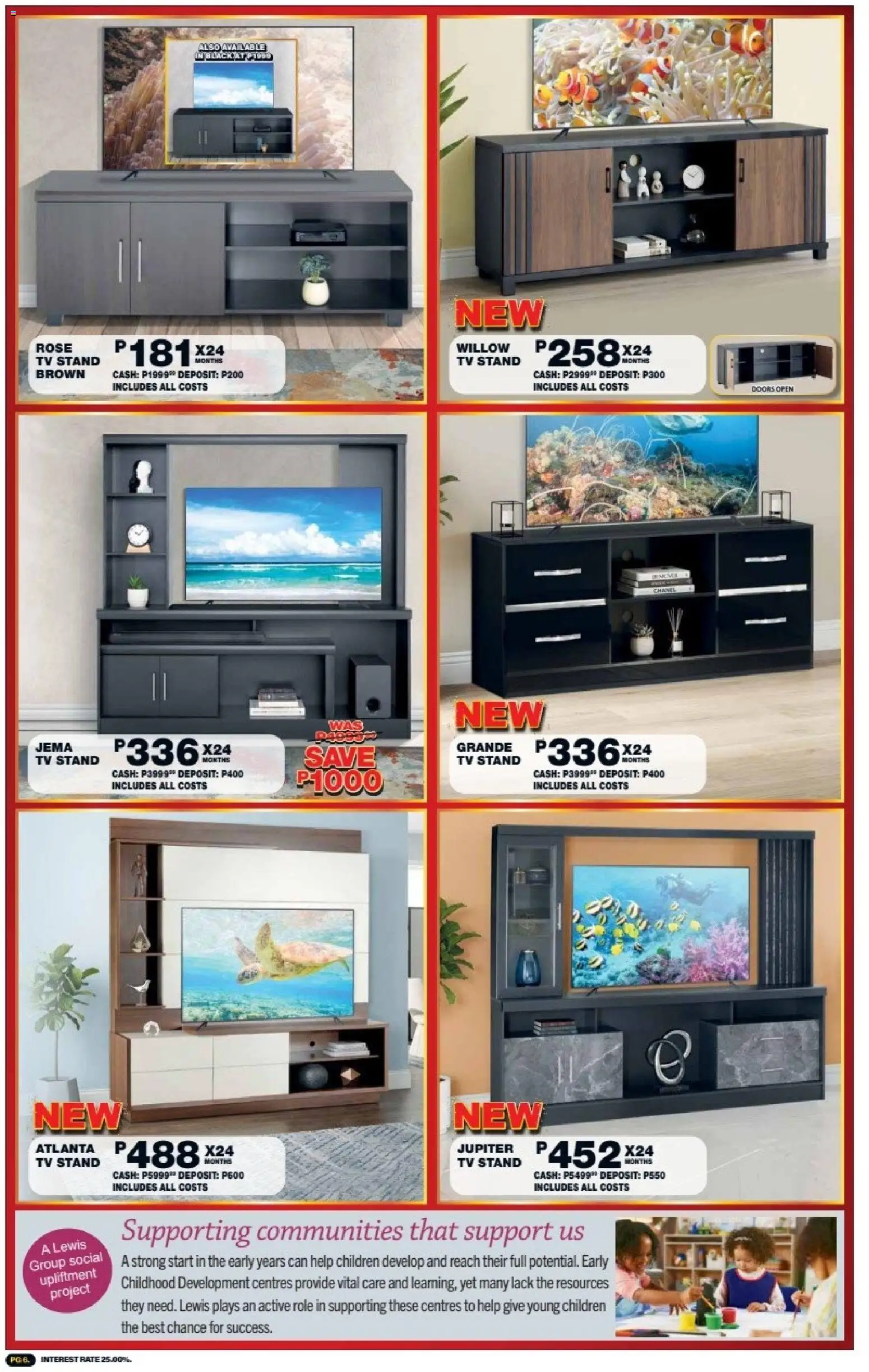 New Lewis Stores catalogue – valid from 05/10/2026 | Page: 6 | Products: TV