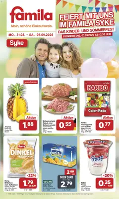 Famila Nordwest Sonderangebote ab 31.08.2026 gültig