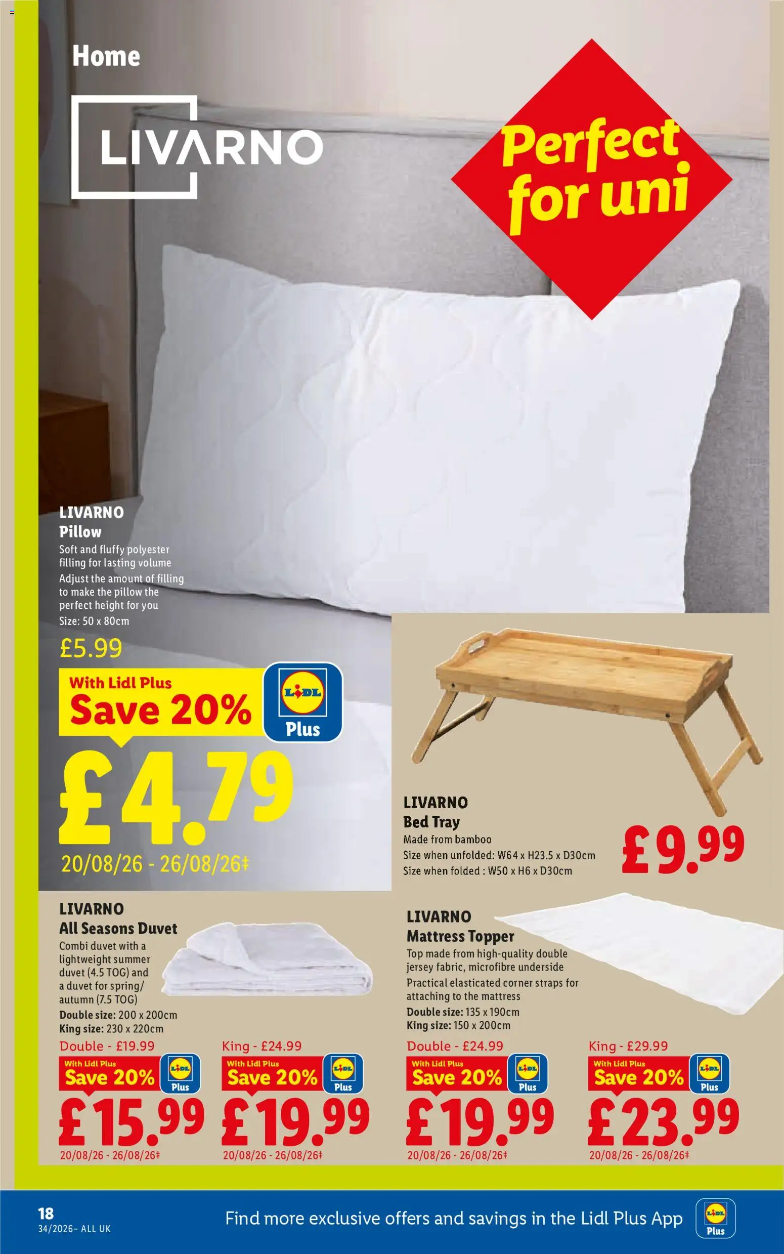 {H1} | Page: 22 | Products: Mattress topper, Bed, Mattress, Pillow