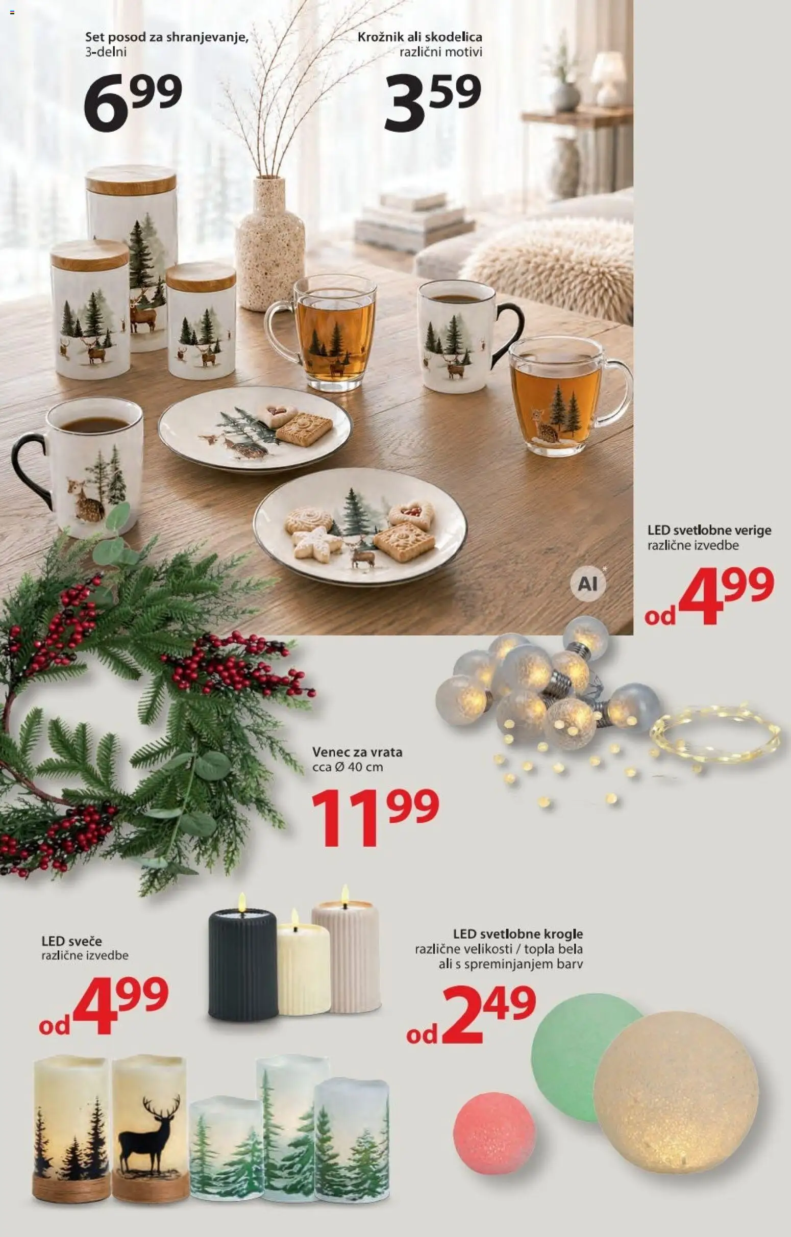 Novi NKD katalog ponudbe – veljaven od 08.10.2026 | Stran: 8 | Izdelki: Skodelica, Svece, Vrata