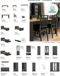Pogląd oferty "Black Red White Gazetka - Katalog rodzinnych wnętrz" - ważna od 24.05.2024 | Strona: 35 | Produkty: Łóżko, Stół, Witryna, Regał