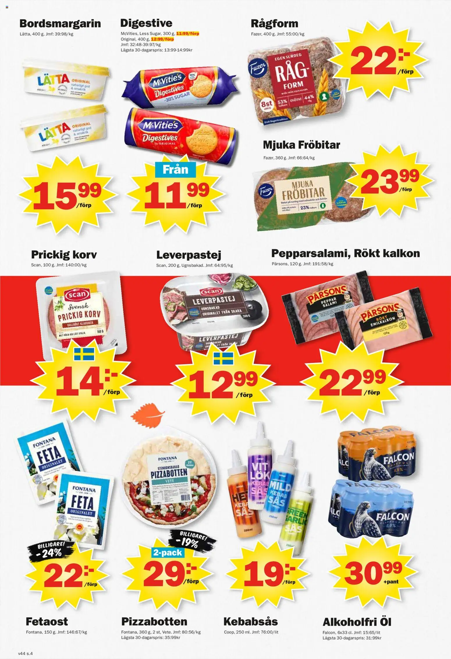 Pekås reklamblad aktuell från 26/10/2026 | Sida: 4 | Produkter: Leverpastej, Peppar, Alkoholfri öl, Kalkon