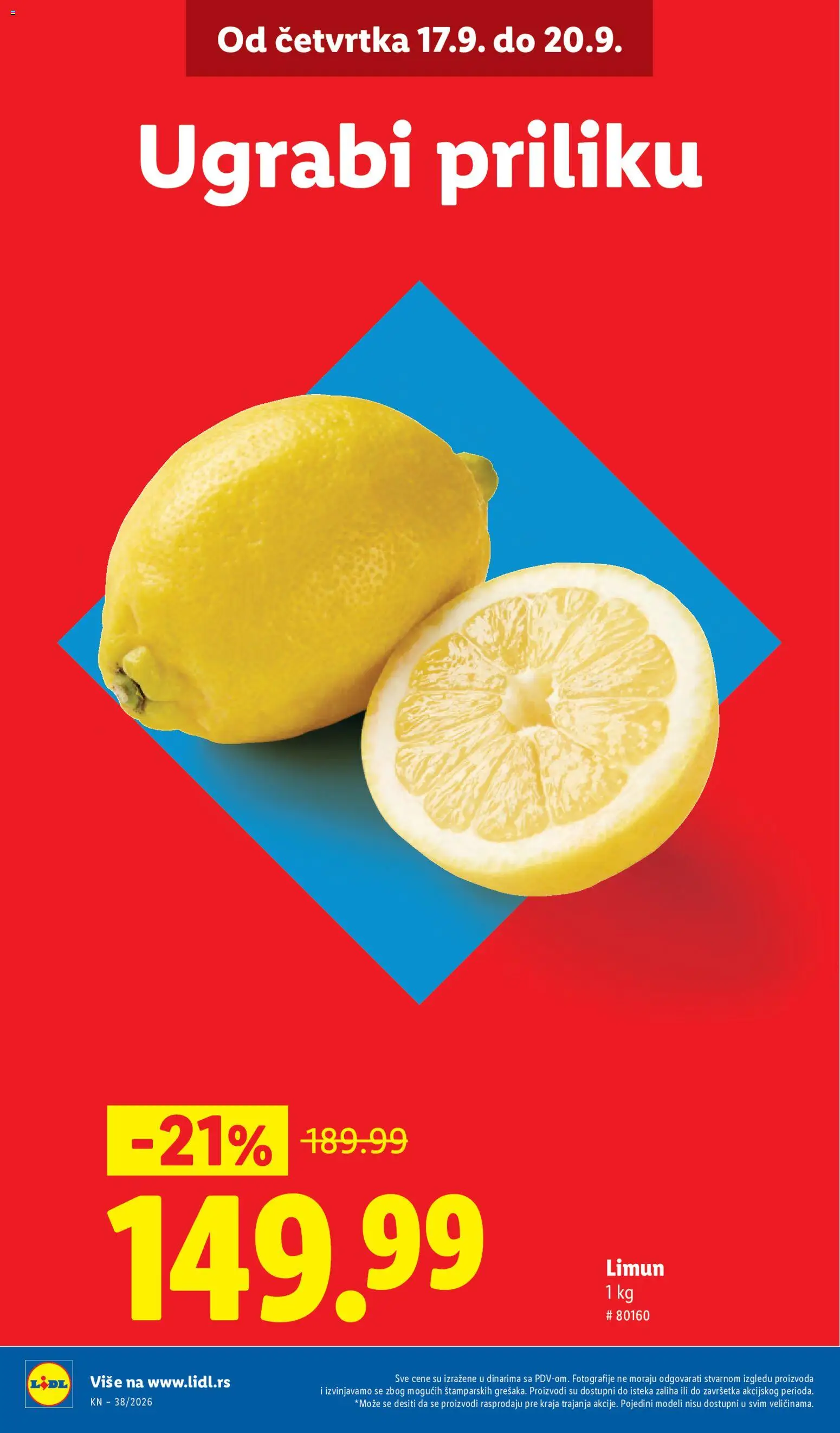 Lidl katalog - važi od 17.09.2026 | Strana: 2