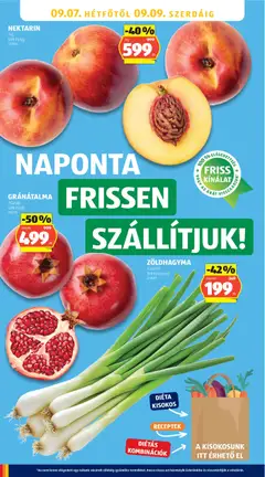 BAJOR JELLEGŰ FONOTT KIFLI, frissen sütött pékáru, sajttal megszórva, 100 g/darab, 1 890 Ft/kg - amely érvényes a következő dátumtól: 2026.09.03. | Oldal: 38
