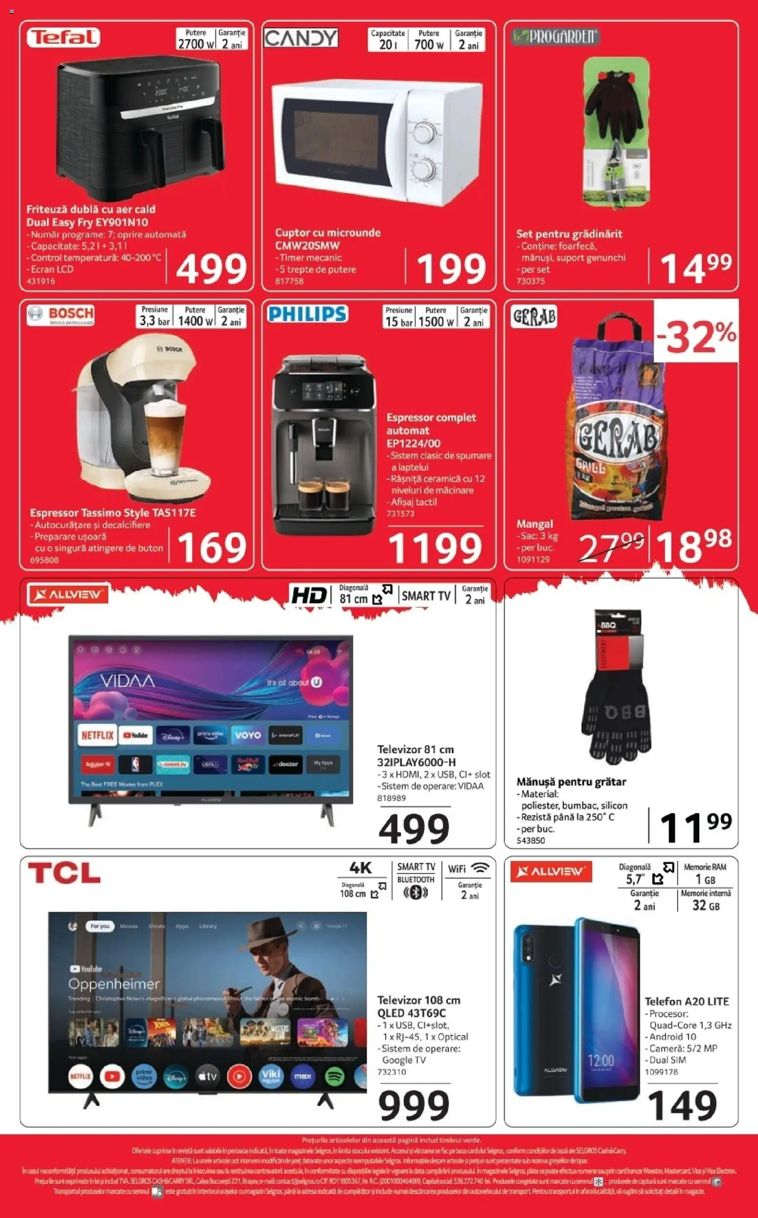 Noul catalog Selgros – valabil de la 17.04.2026 | Pagină: 16 | Produse: Video, Cameră, Cuptor, Friteuză