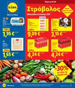 Lidl φυλλαδιο Λεμεσός Φραγκλίνου Ρούσβελτ 45 σε ισχύ από 01/10/2026