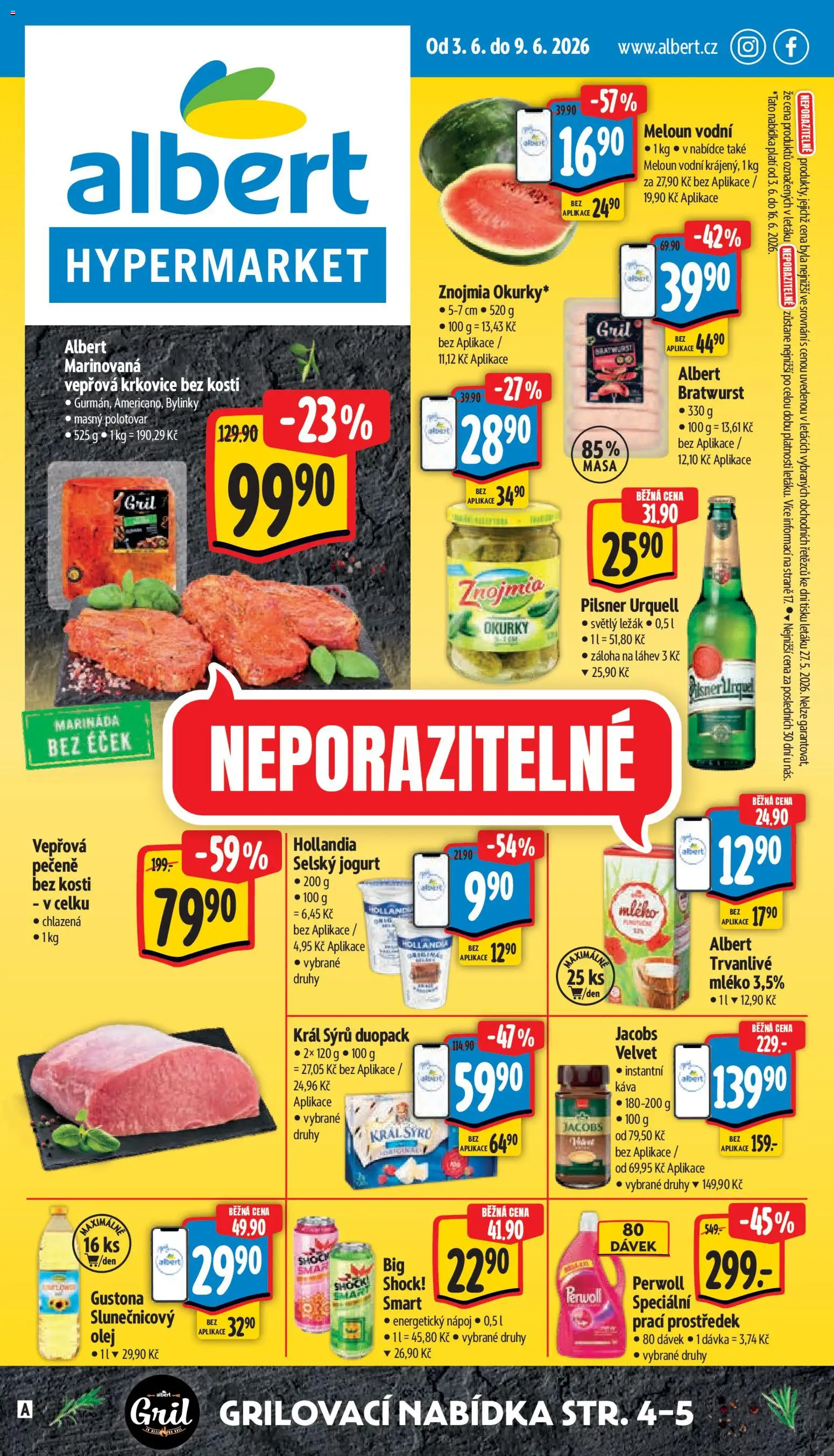 Albert leták - Hypermarket od 03.06.2026 | Strana: 1