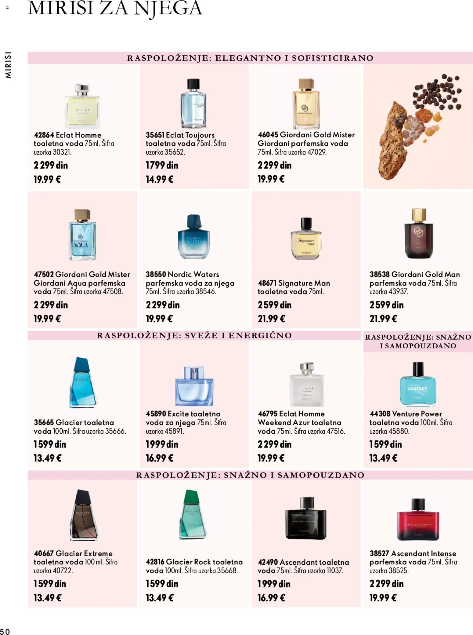 Oriflame katalog - važi od 18.11.2026 | Strana: 50 | Proizvode: Toaletna voda, Voda
