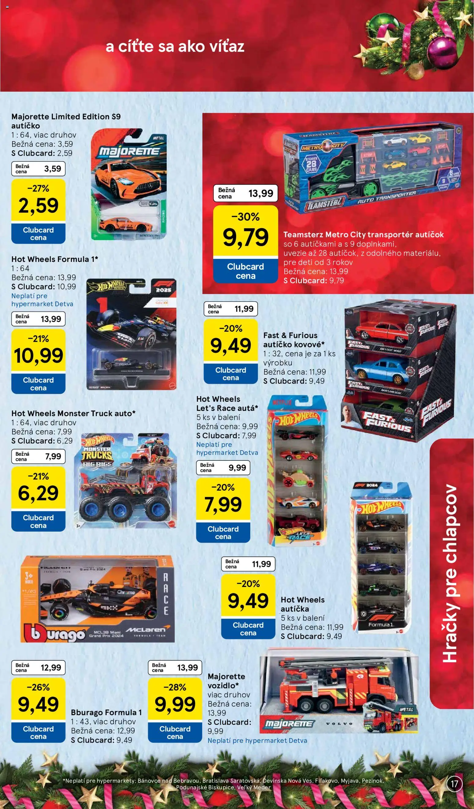 Nové Tesco akcie – leták je platný od 26.10.2026 | Strana: 17 | Produkty: Hračky