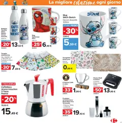 Anteprima del volantino Carrefour volantino Market valido a partire dal 04/09/2026 | Pagina: 27 | Prodotti: Caffè, Caffettiera, Bottiglia, Frullatore ad immersione
