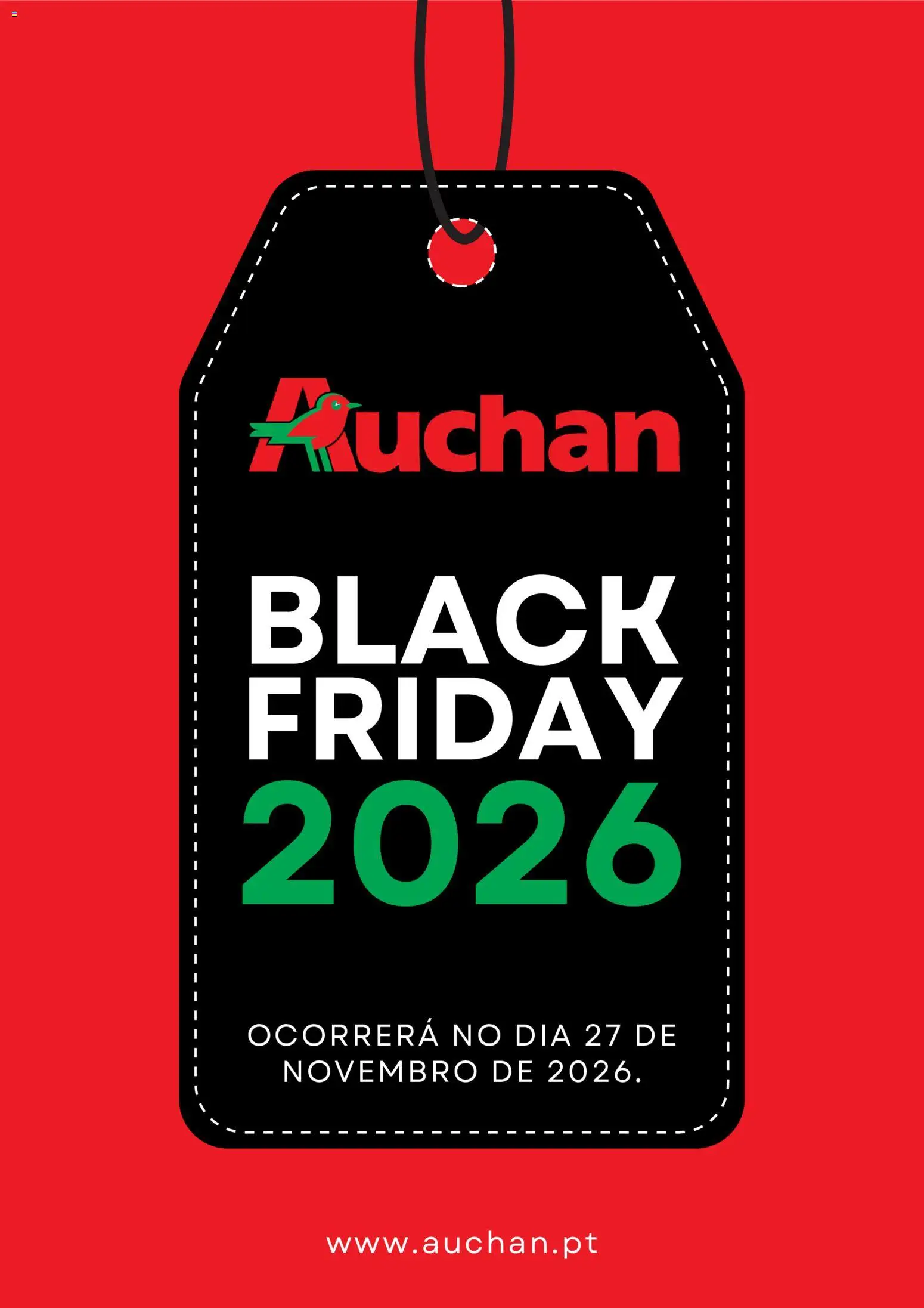 Auchan Black Friday aviso │ válido de 27/11/2026 | Página: 1
