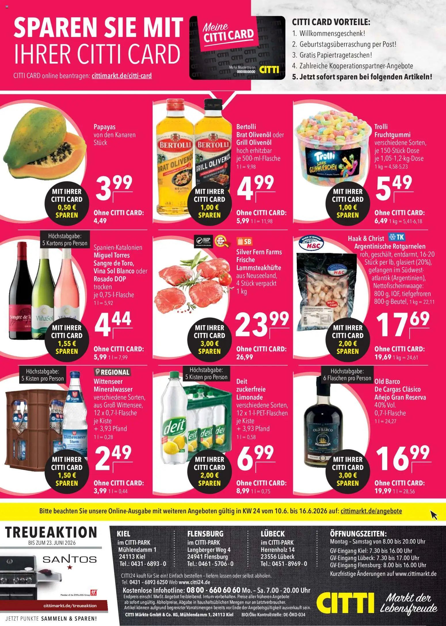 CITTI Markt Prospekt – gültig ab 10.06.2026 | Seite: 18 | Produkte: Grill, Olivenol, Limonade, Mineralwasser