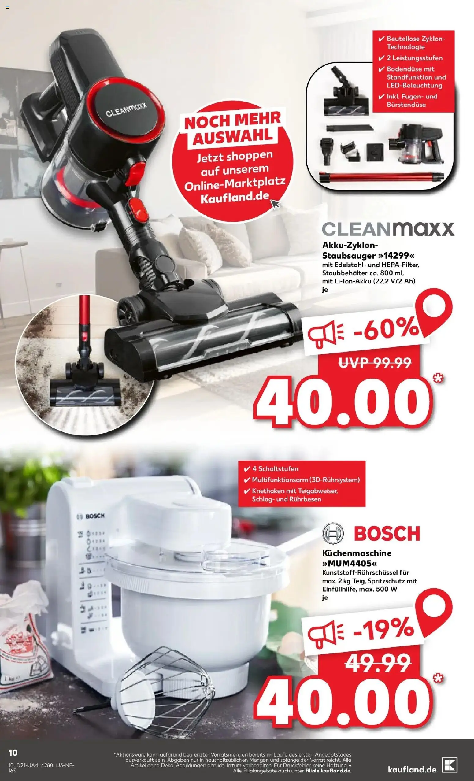 Kaufland Prospekt Eriskirch – gültig ab 18.05.2026 | Seite: 15 | Produkte: Bosch, Staubsauger, Rührbesen