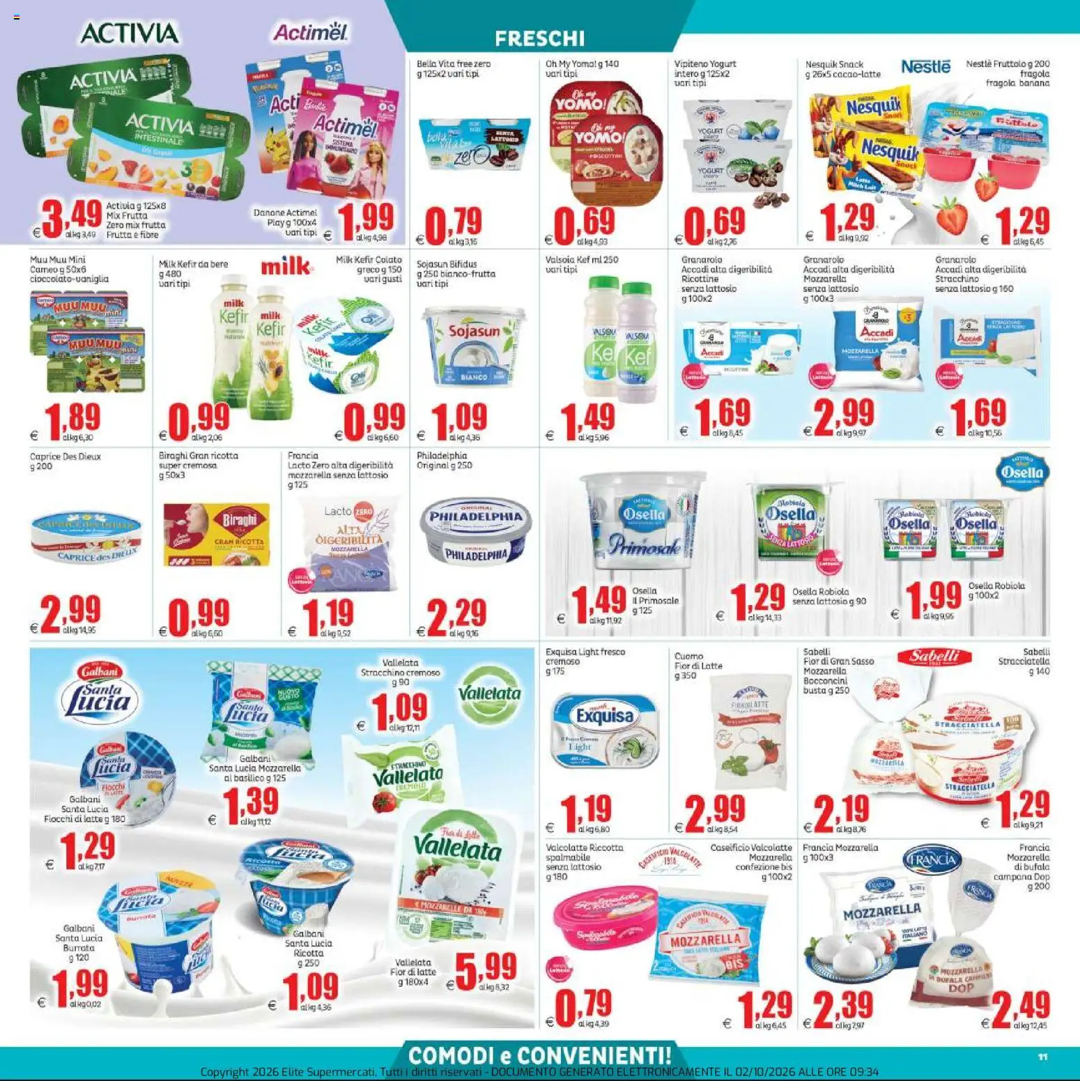 Volantino Elite Supermercati del 02/10/2026 | Pagina: 11