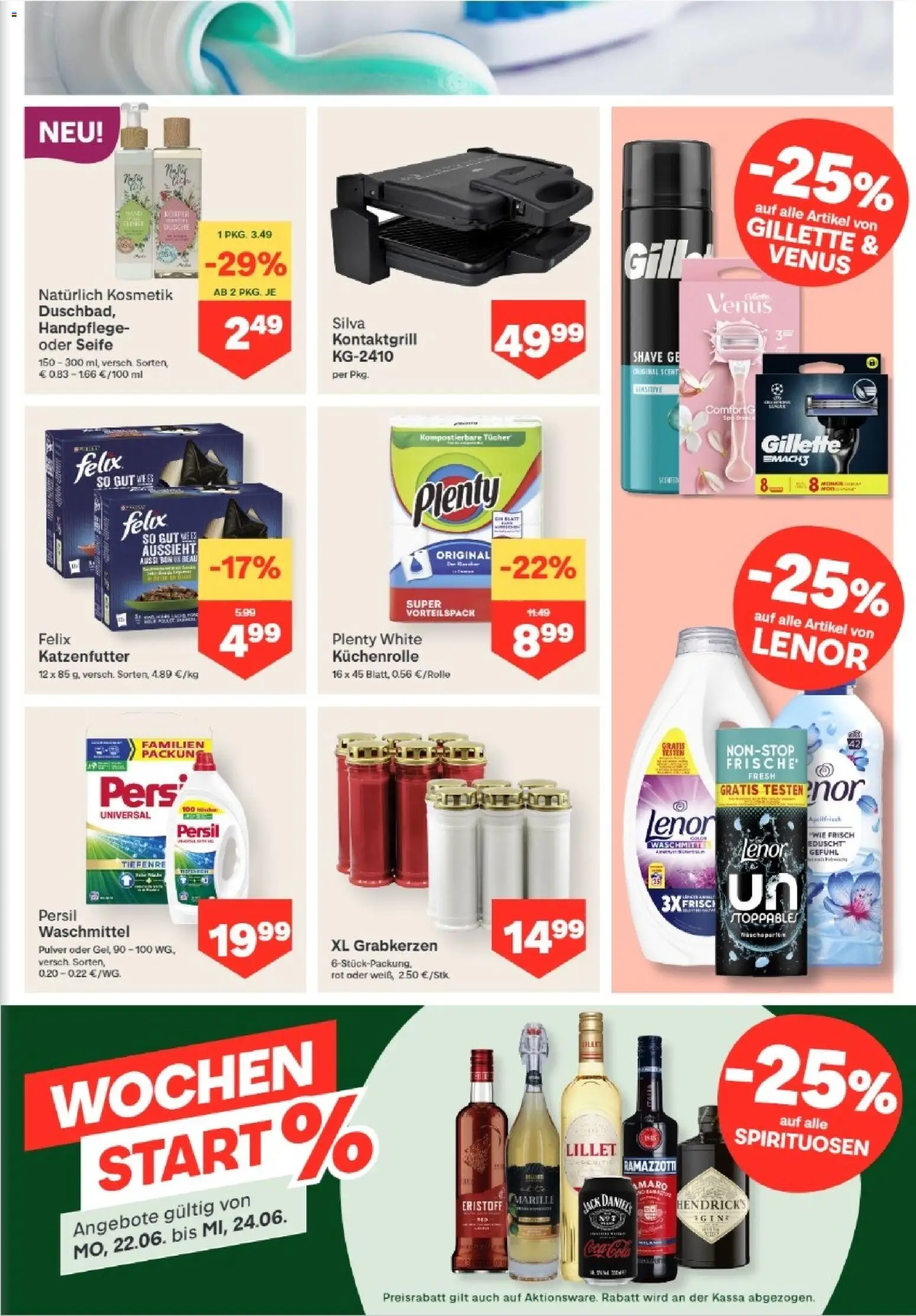 MPREIS Altenmarkt im Pongau gültig ab 18.06.2026 | Seite: 11 | Produkte: Marhalábszár, Seife, Waschmittel