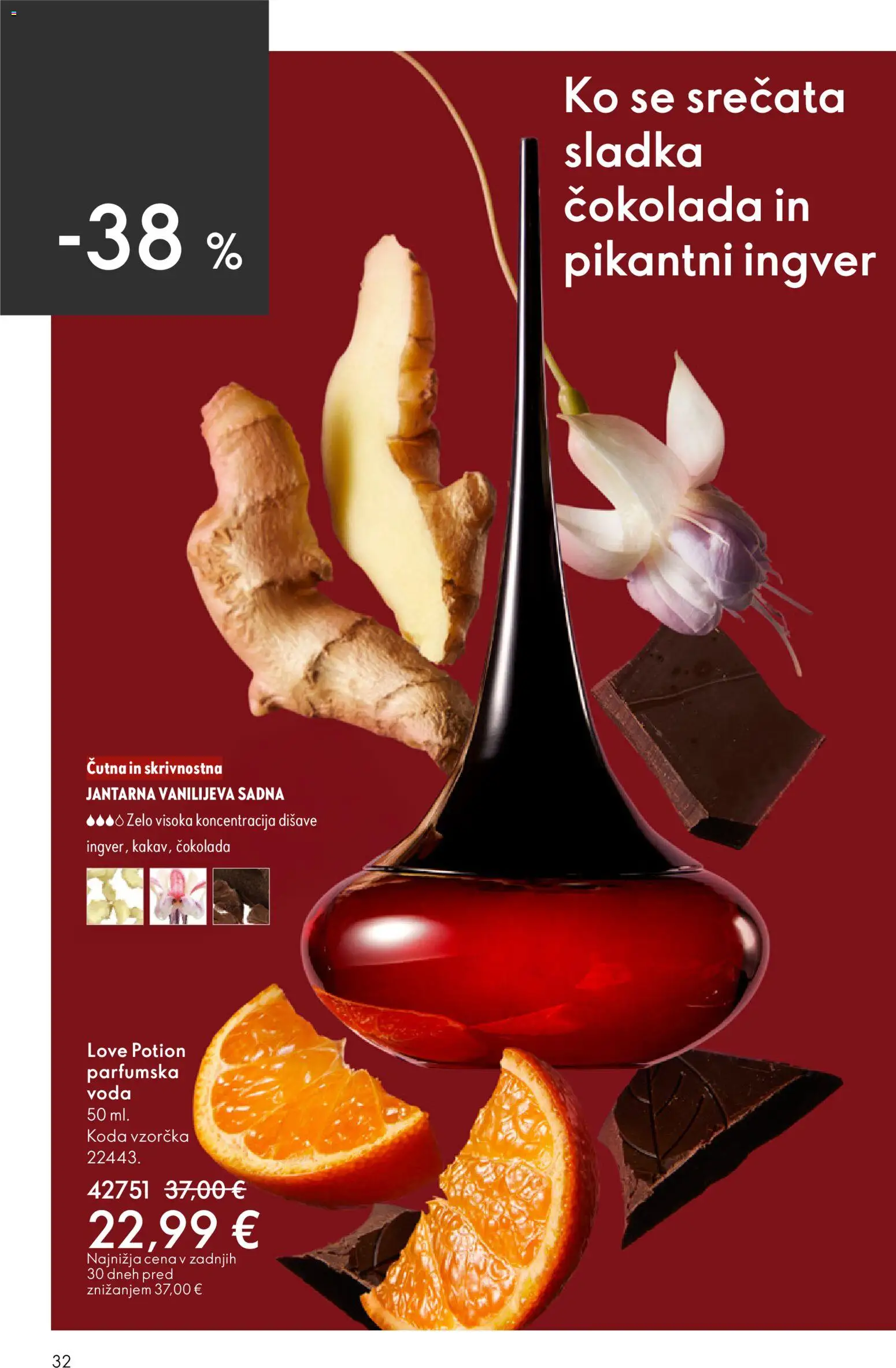 Novi Oriflame katalog ponudbe – veljaven od 03.06.2026 | Stran: 32 | Izdelki: Βαλσάμικο ξύδι, Cokolada, Voda, Parfumska voda