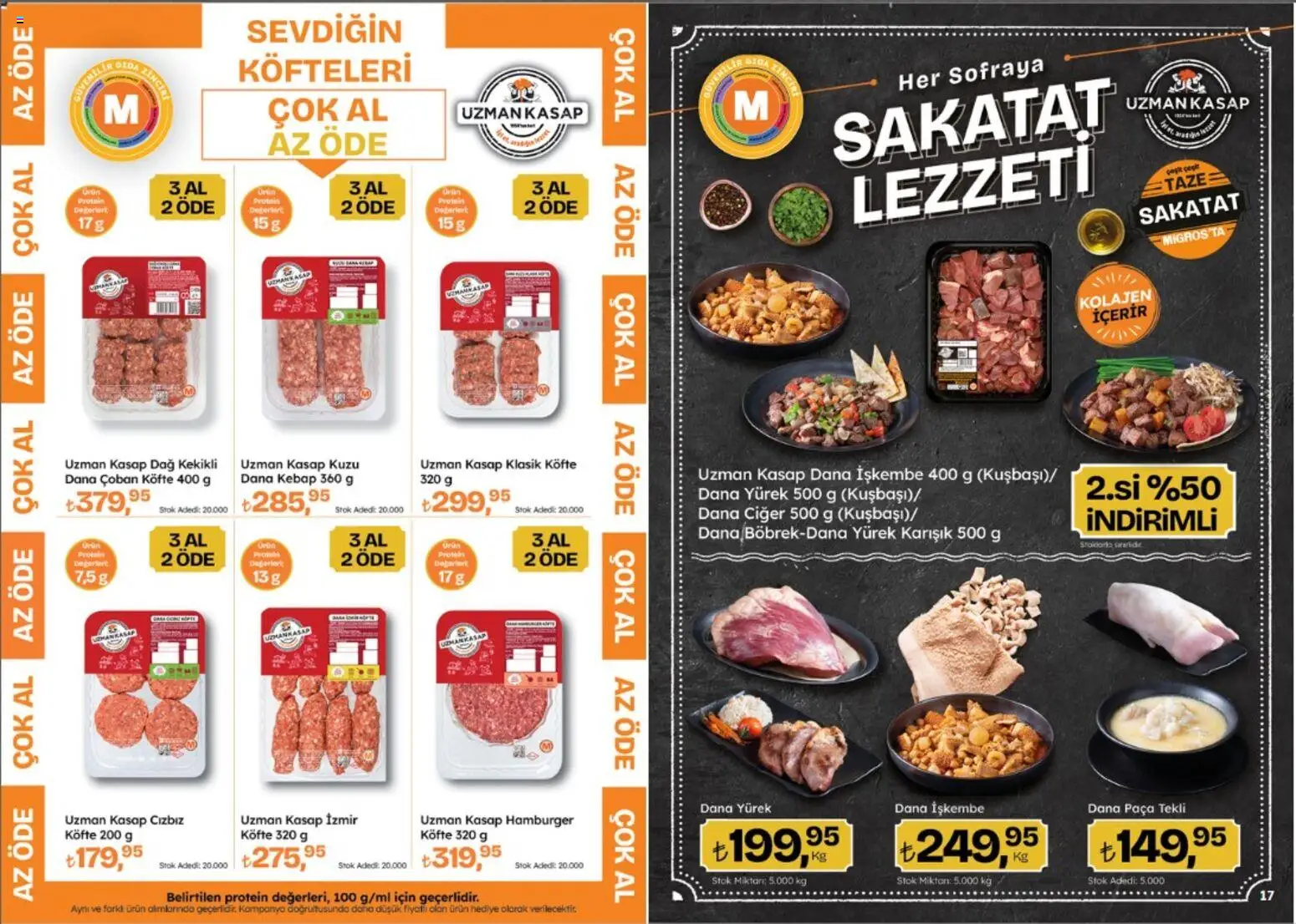 Migros Katalog - Migroskop - 22 Ekim 2026 tarihinden itibaren geçerlidir | Sayfa: 9 | Ürünler: Ciğer, Sakatat