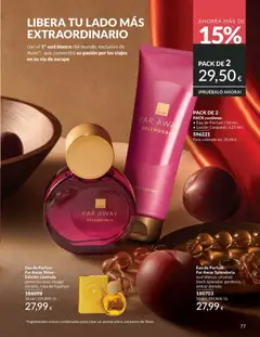 Vista previa Catálogo AVON campaña 5 válido desde el 01.05.2026 | Página: 77