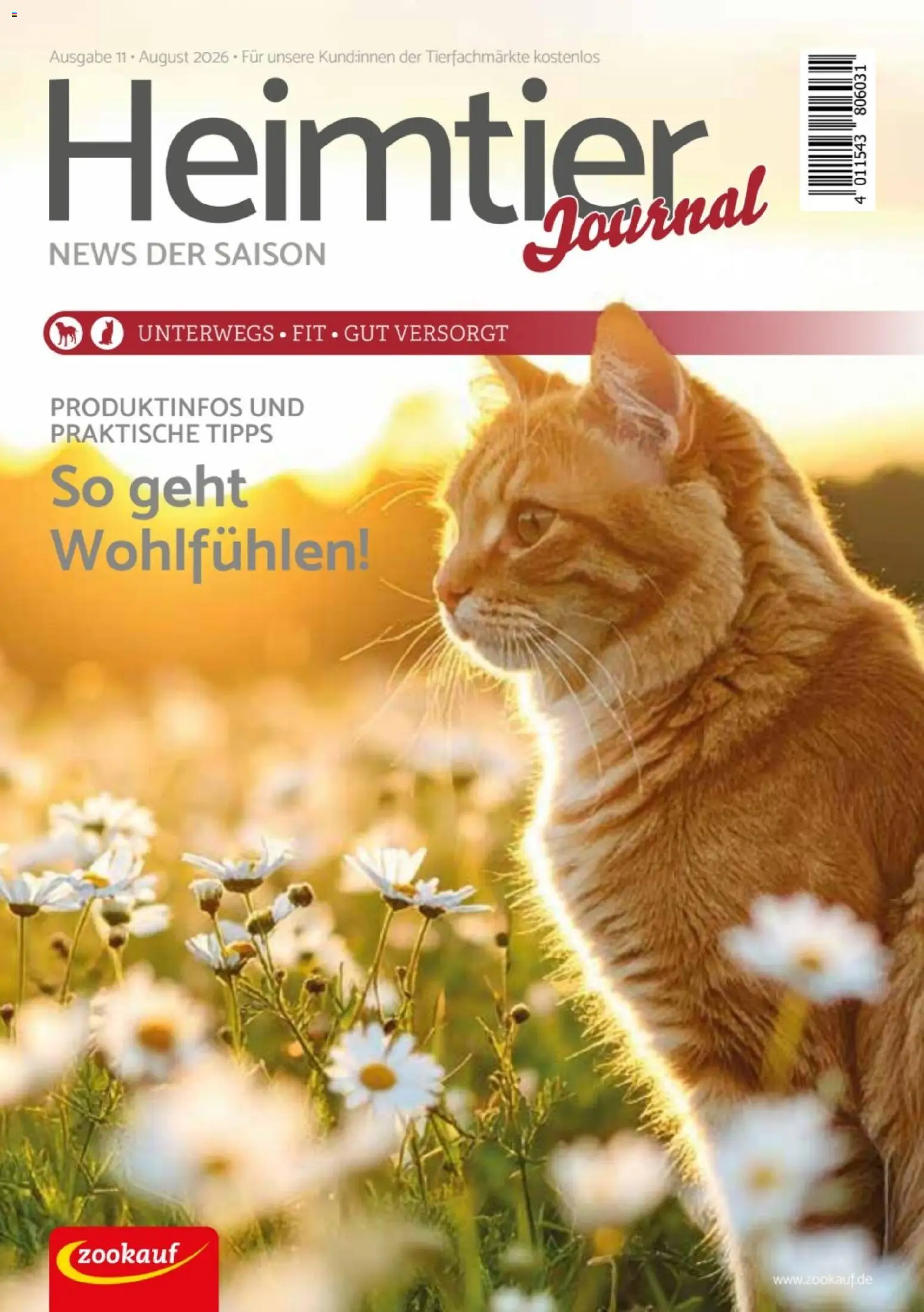 zookauf Heimtier Journal Special – gültig ab 01.08.2026 | Seite: 1