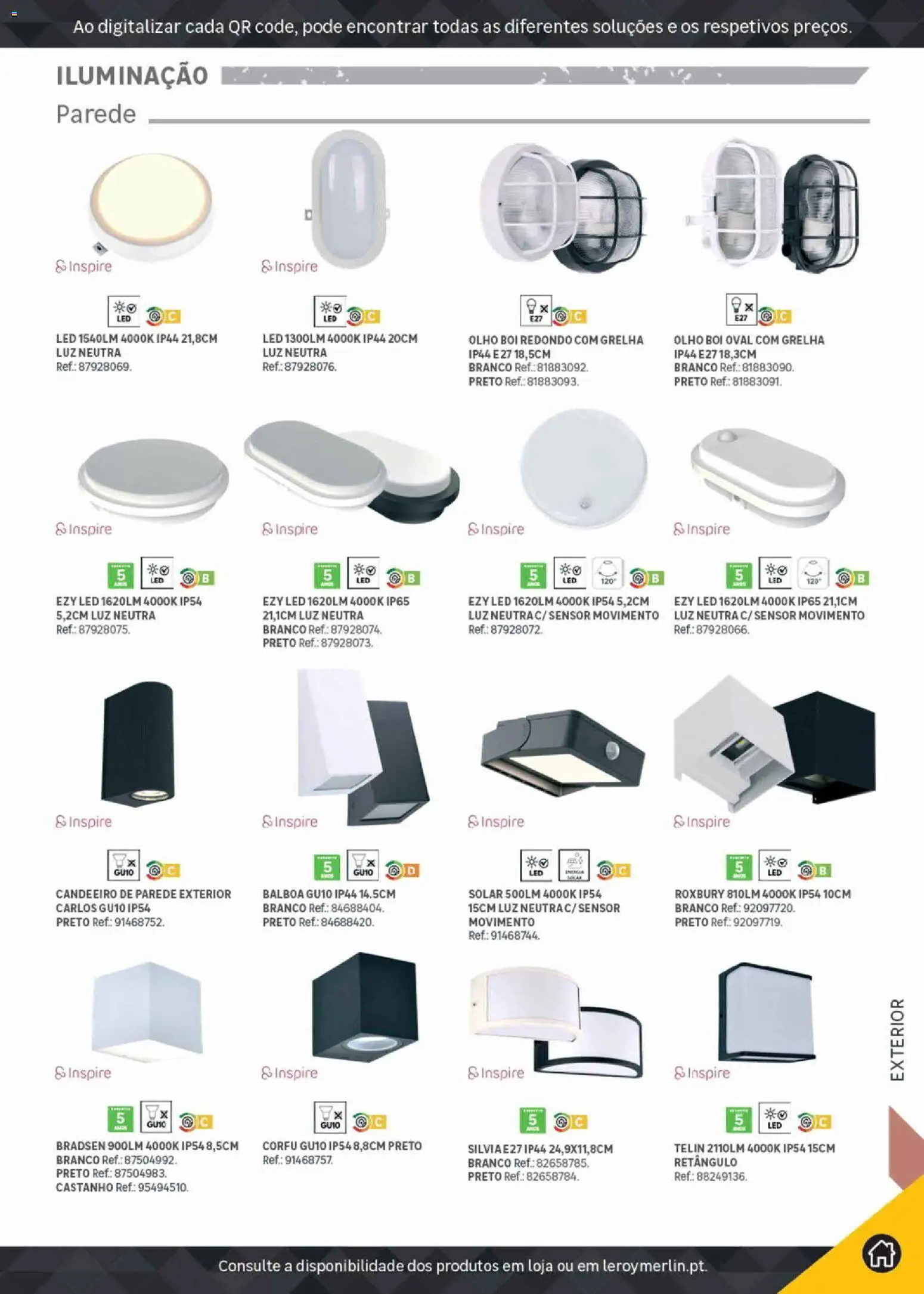 Leroy Merlin Catálogo Pro │ válido de 09.06.2026 | Página: 395 | Produtos: Candeeiro