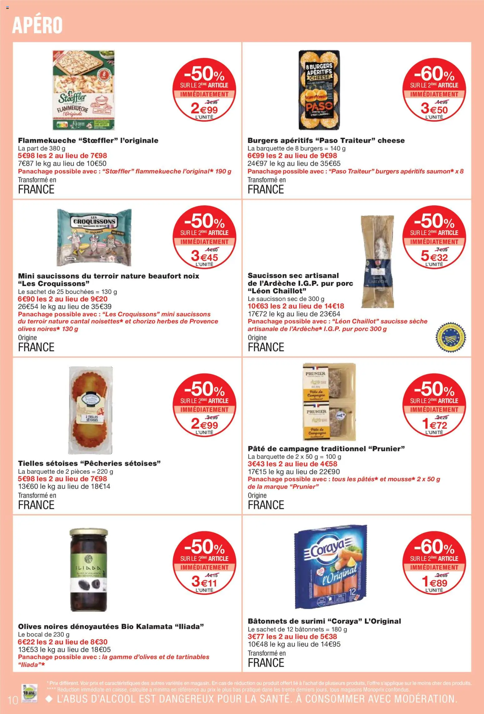 {H1} | Page: 10 | Produits: Chorizo, Saucisson, Saucisson sec, Herbes de provence