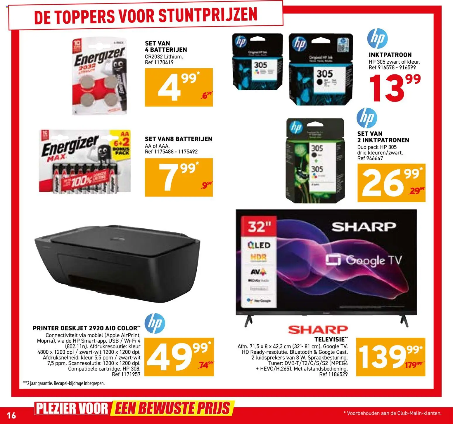 {H1} | Pagina: 16 | Producten: Tv, Usb, Batterijen, Mobiel