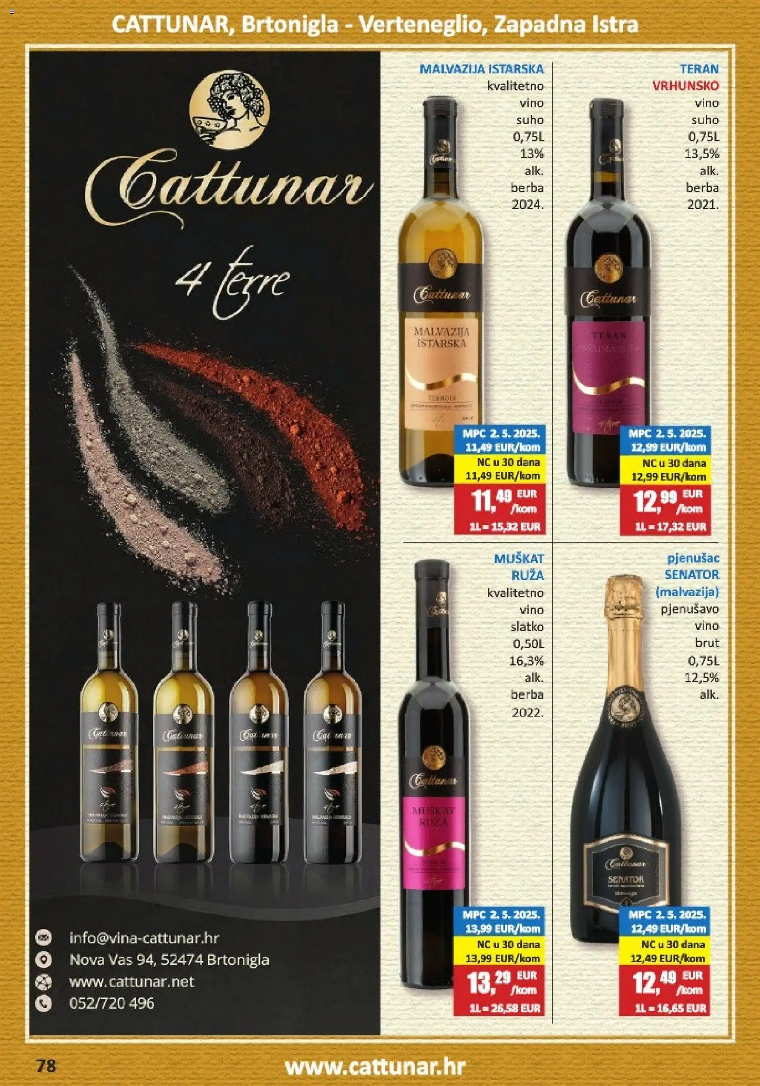 Vrutak katalog | vrijedi od 01.11.2025 | Stranica: 78 | Proizvodi: Vino