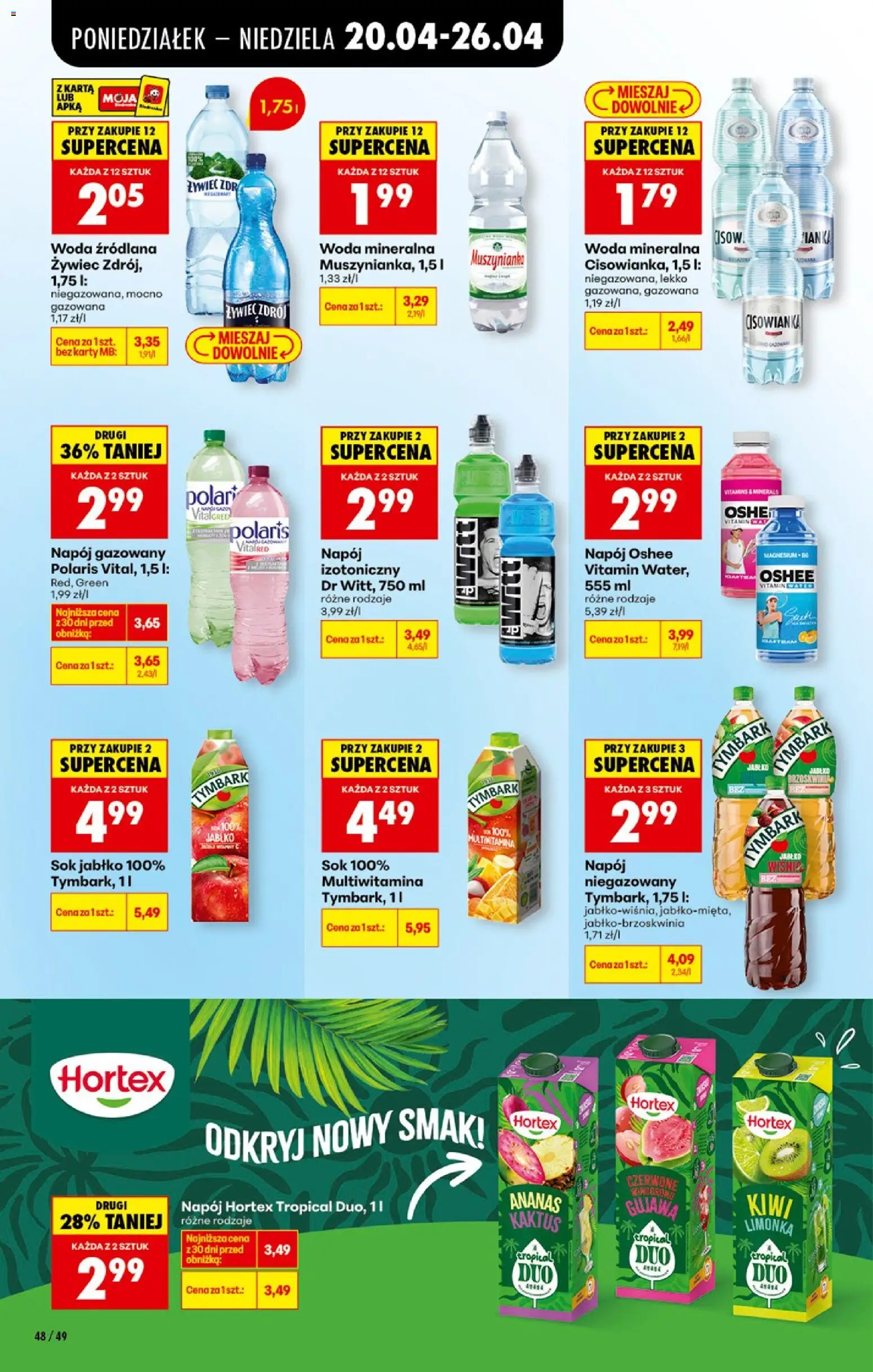 Biedronka gazetka od poniedziałku od 20.04.2026 | Strona: 86 | Produkty: Limonka, Woda źródlana, Ananas, Woda