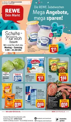 Rewe Prospekt Issum ab 21.09.2026 gültig