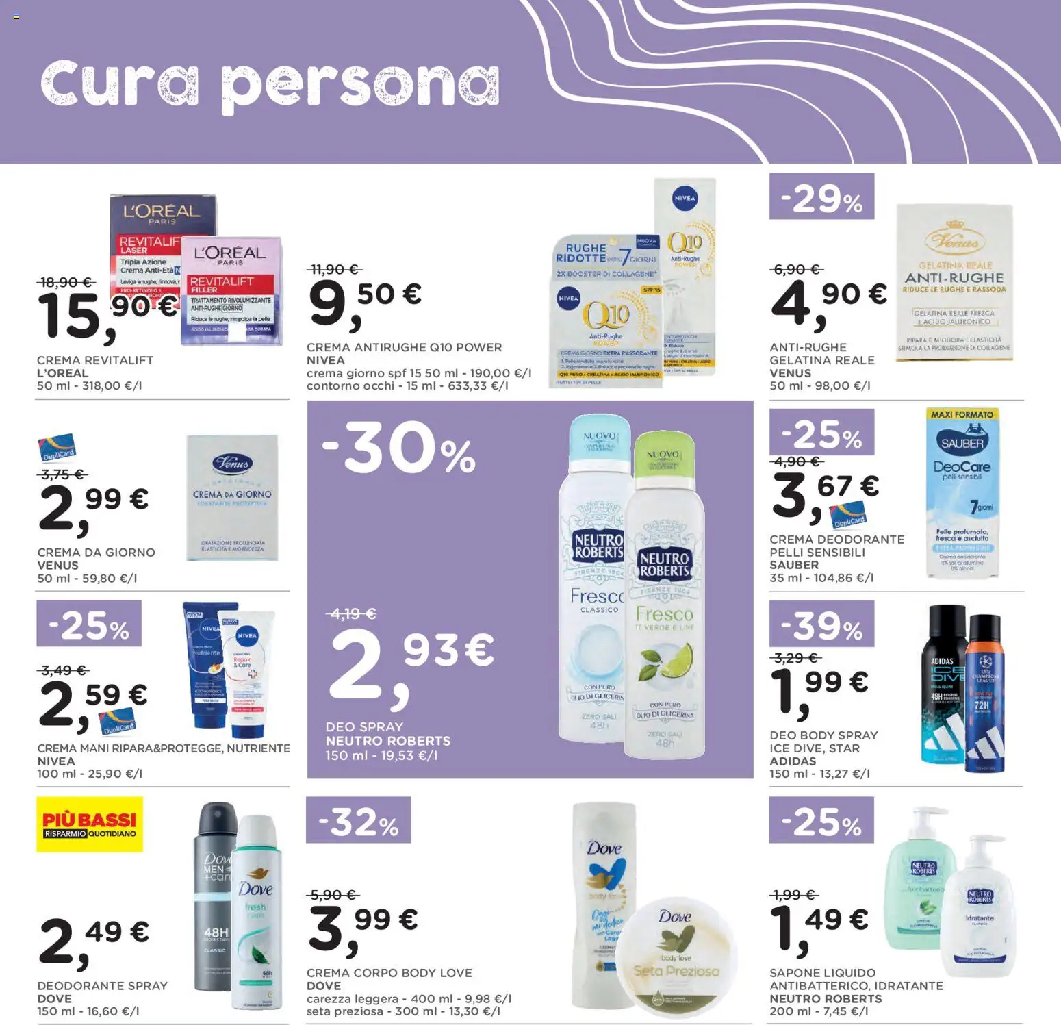 Volantino Poli del 16/09/2026 | Pagina: 26 | Prodotti: Deodorante, Tè, Olio, Tè verde