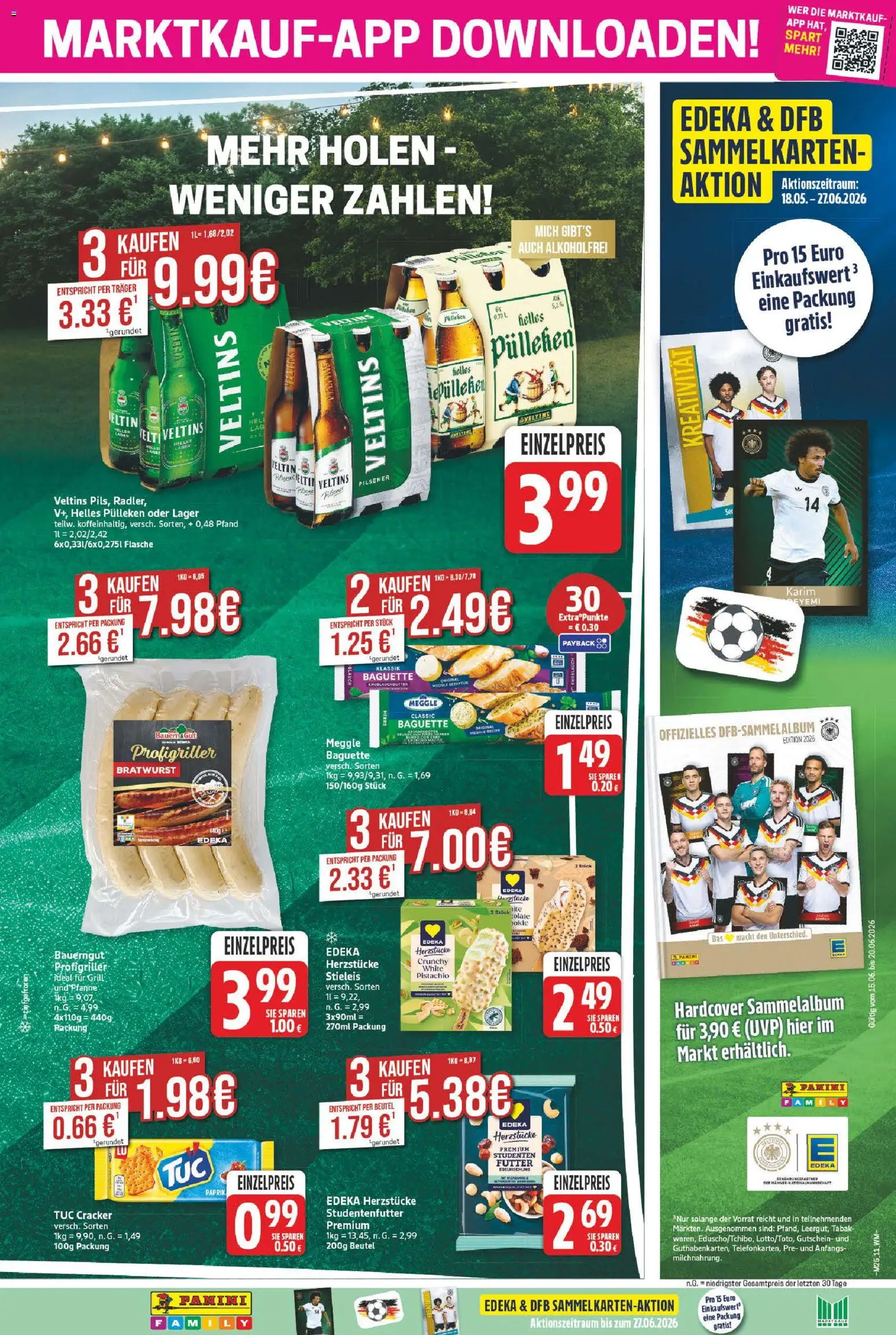 Marktkauf Prospekt – gültig ab 15.06.2026 | Seite: 11 | Produkte: Grill, Bratwurst, Bauerngut, Veltins