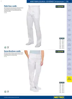Metro angebote Gastro Non-Food Katalog ab 01.01.2026 gültig | Seite: 381 | Produkte: Bekleidung, Hose, Eis