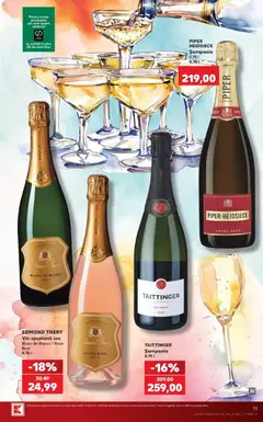 Ofertele Kaufland valabile de la 09.09.2026 | Pagină: 11 | Produse: Vin spumant, Vin, Piper, Plus