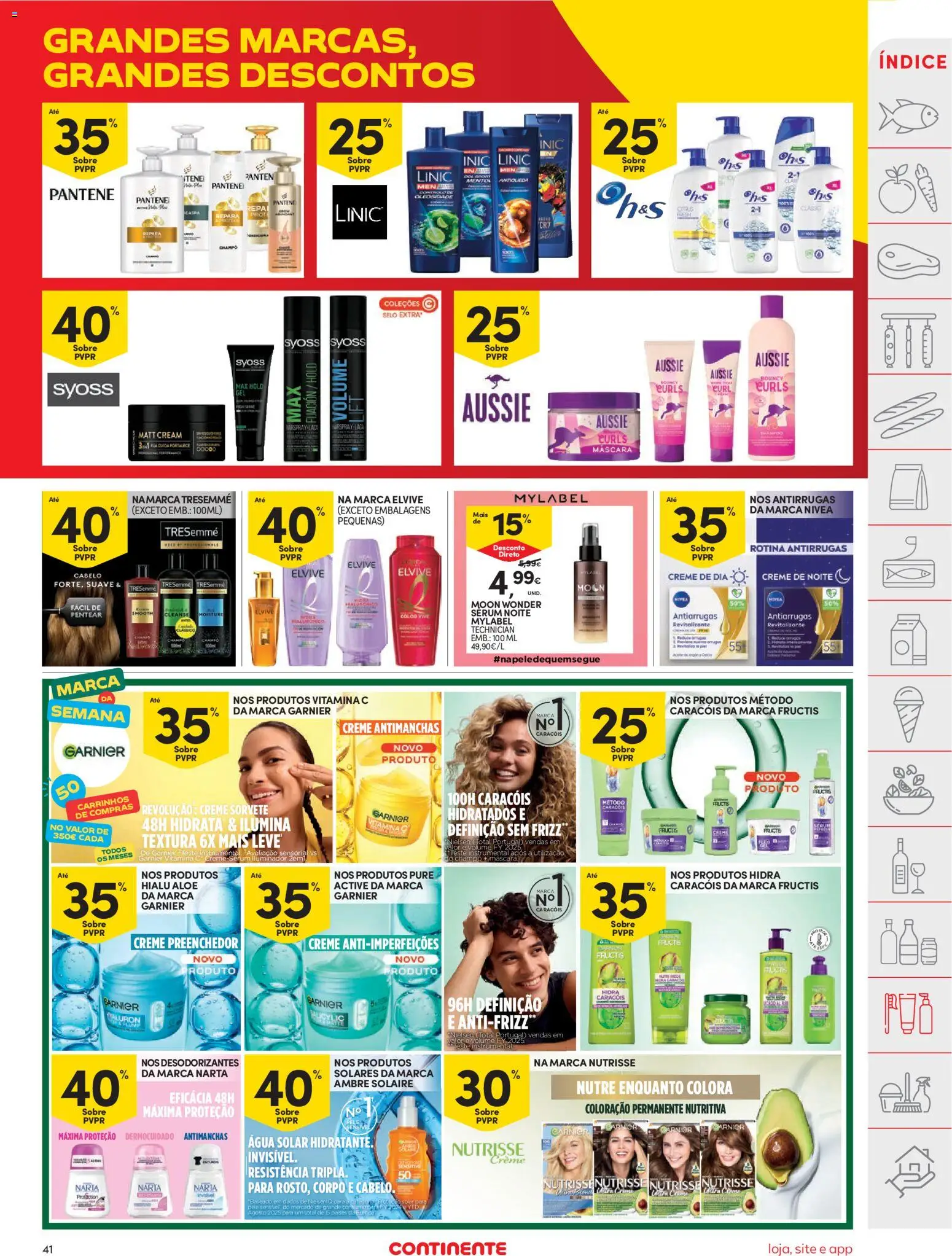 Continente folheto │ válido de 18/08/2026 | Página: 41 | Produtos: Agua, Prosecco, Vitamina c, Creme