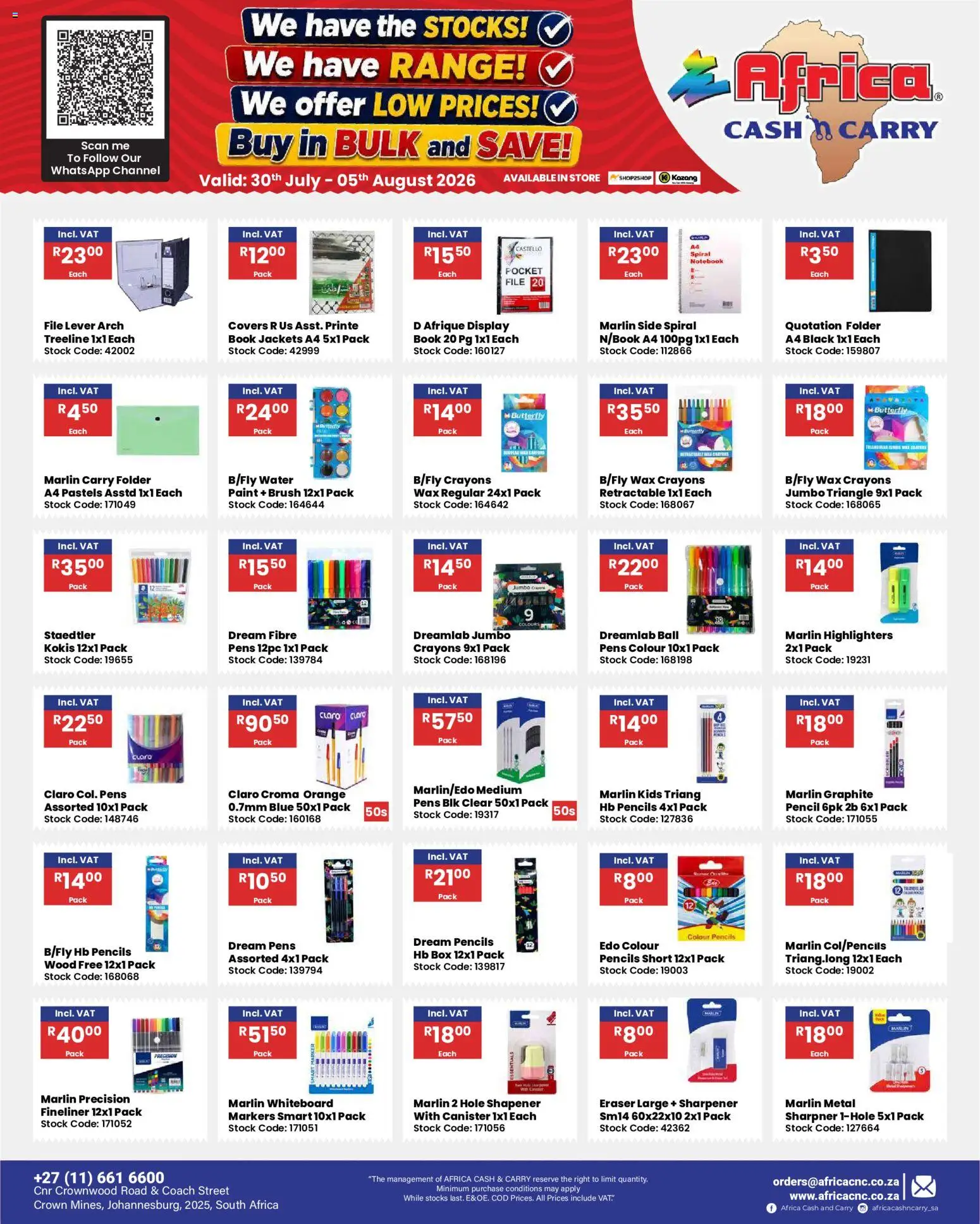New Africa Cash & Carry catalogue – valid from 30/07/2026 | Page: 58