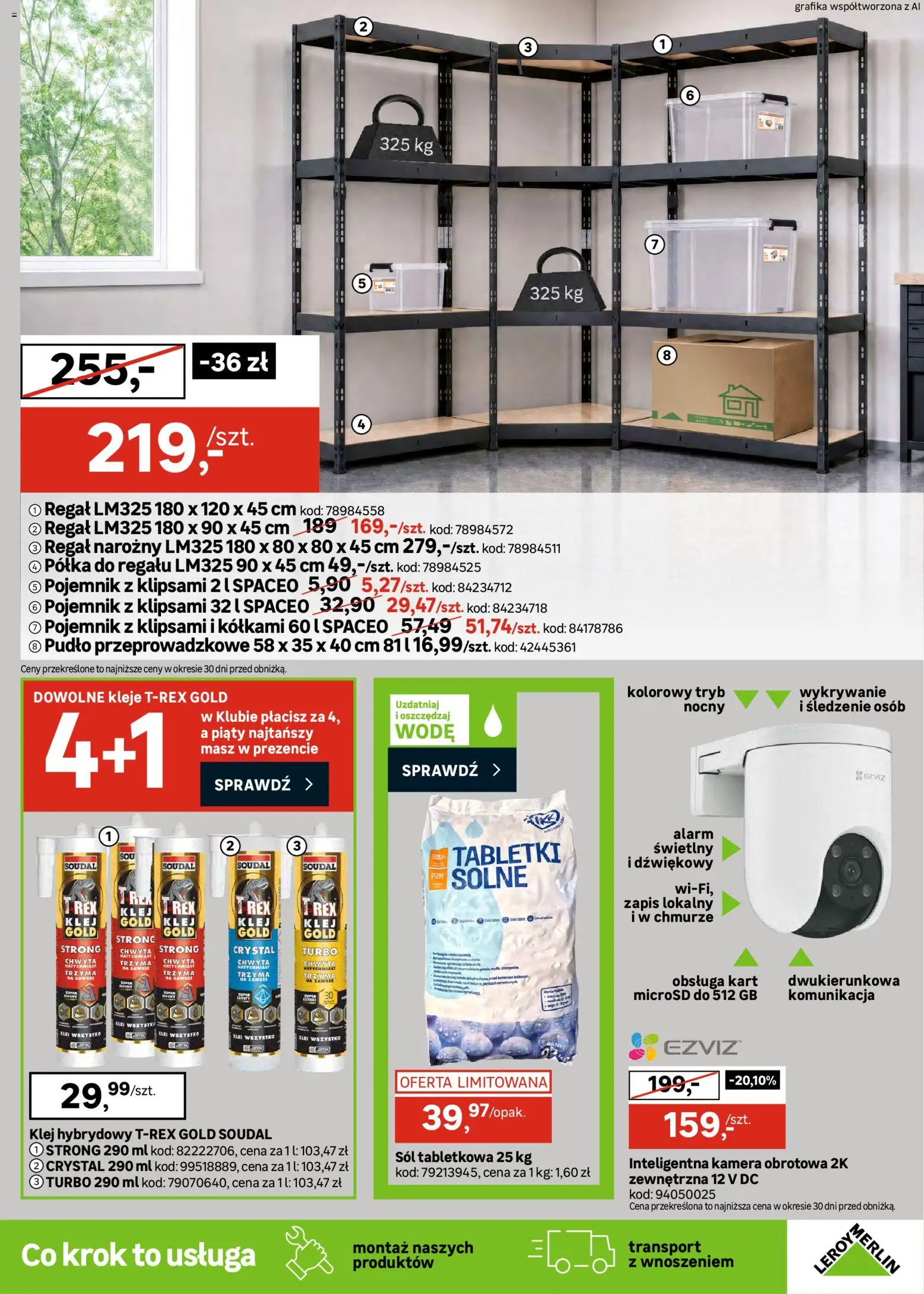 Leroy Merlin gazetka od 17.06.2026 | Strona: 39 | Produkty: Półka, Regał, Sól