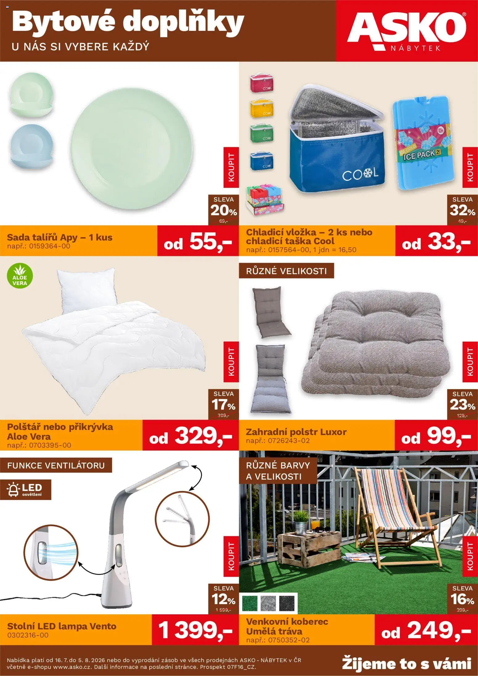 ASKO nábytek leták - Bytové doplňky od 16.07.2026 catalogue cover