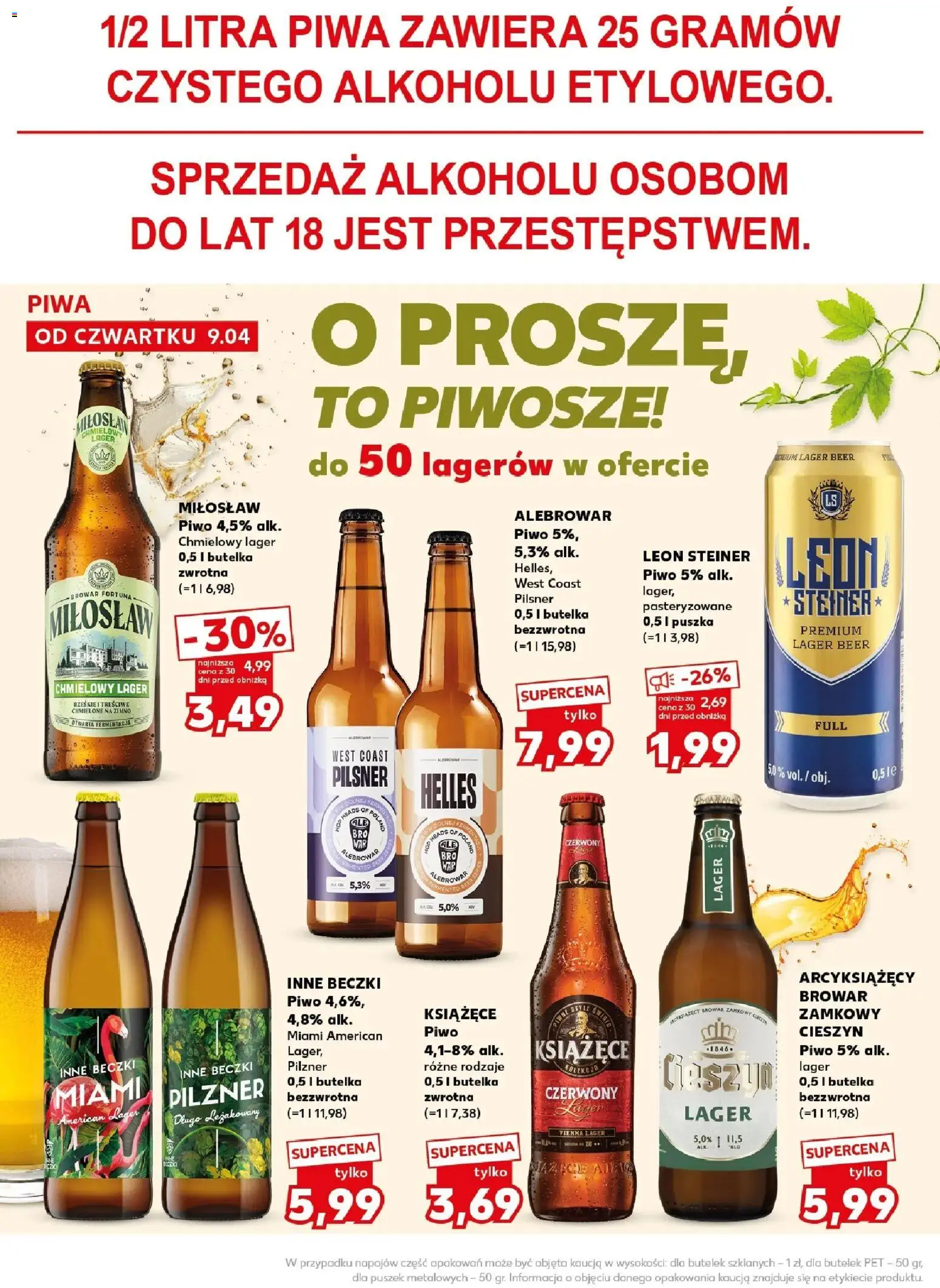 Kaufland gazetka - Super Sobota od 11.04.2026 | Strona: 24 | Produkty: Piwo