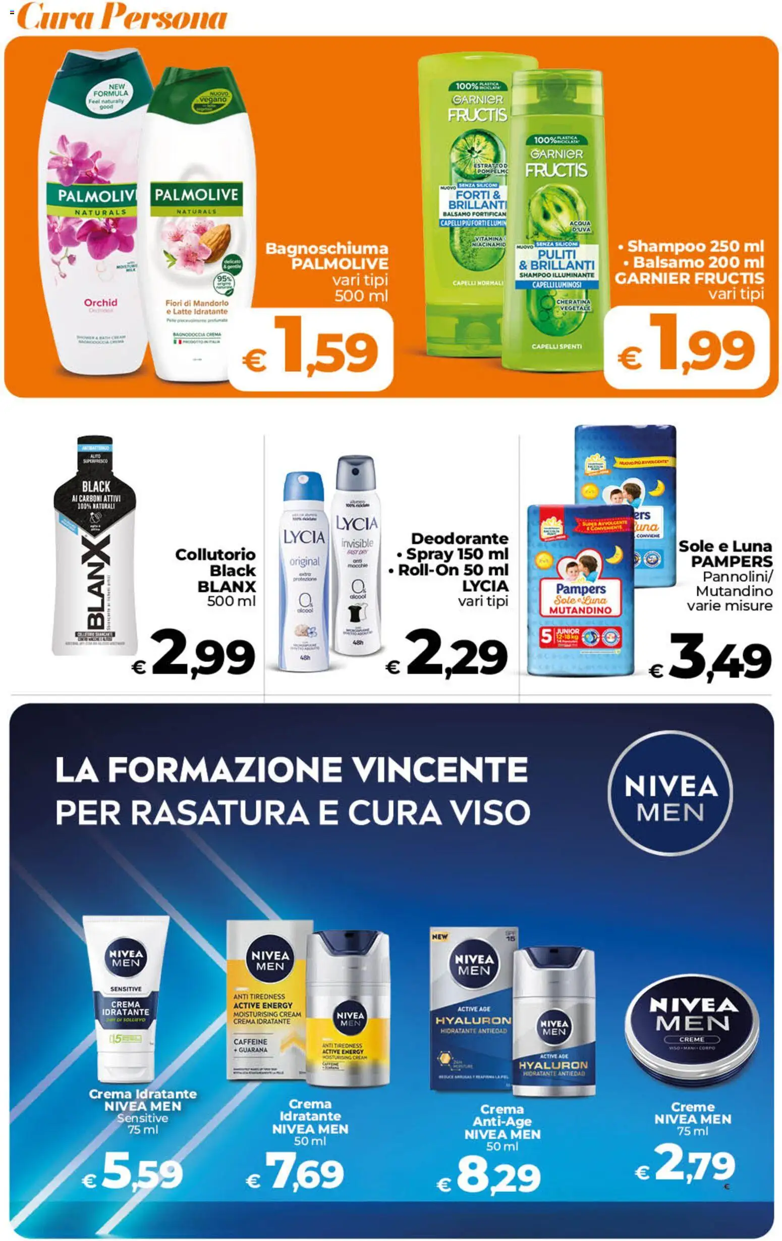 Volantino Ipercoop del 02/10/2026 | Pagina: 41 | Prodotti: Crema, Bagnoschiuma, Acqua, Latte