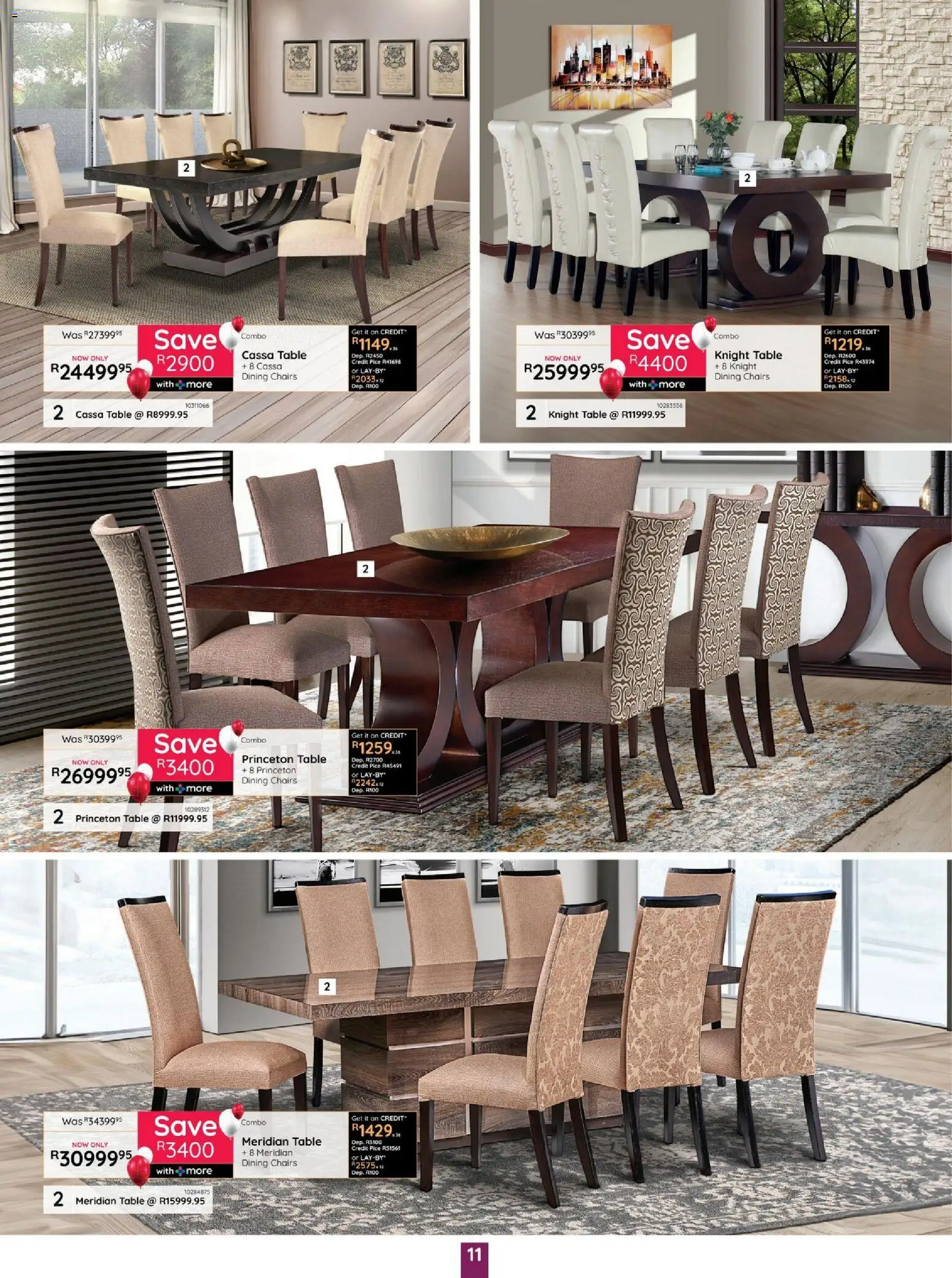 New Bradlows catalogue – valid from 16/07/2026 | Page: 11 | Products: Table