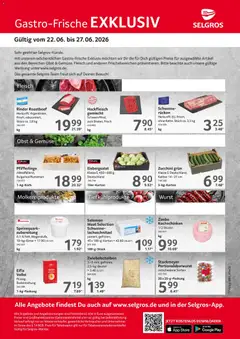 Selgros Gastro Angebote ab 22.06.2026 gültig
